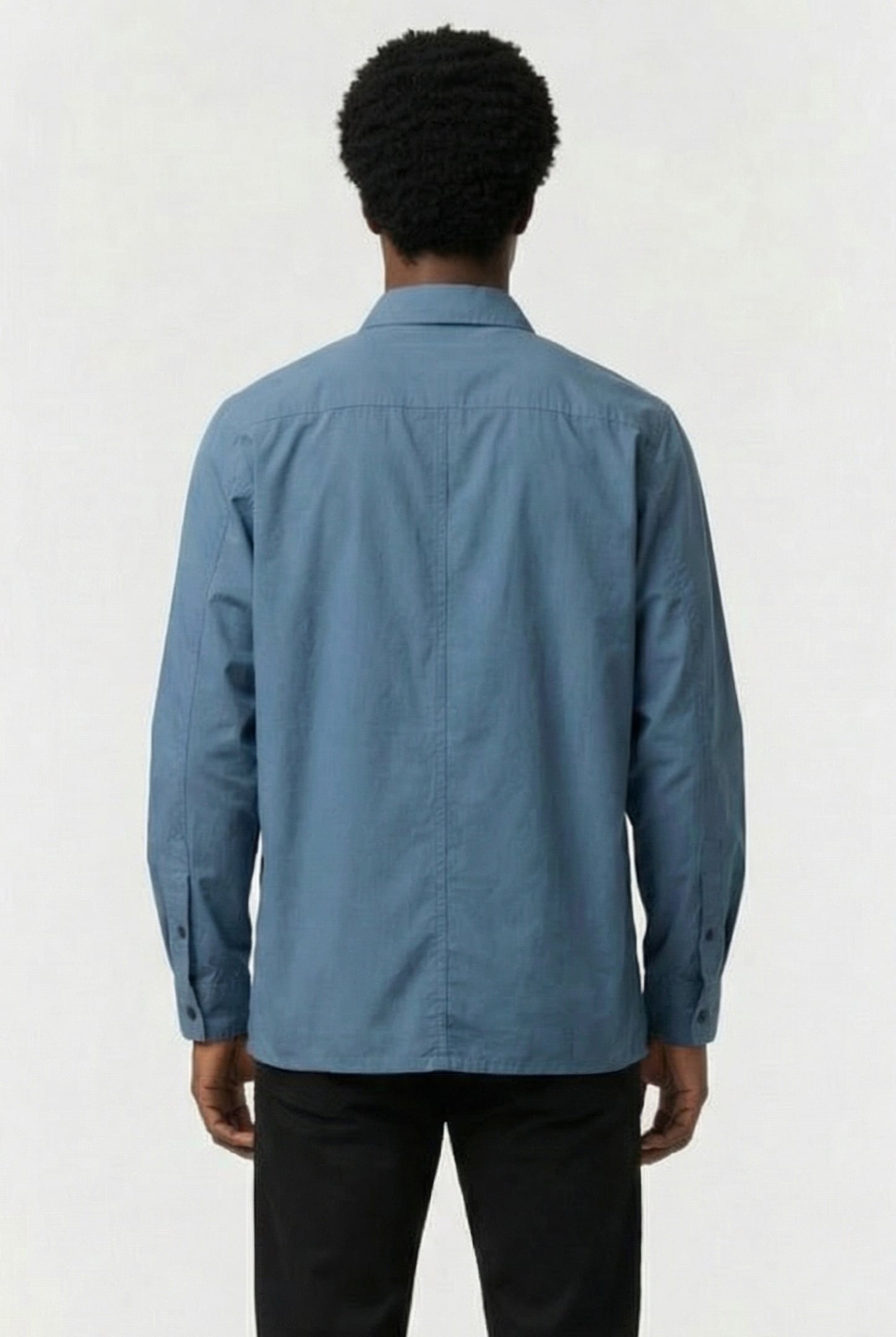 LS RIPSTOP RELAXED SHIRT BLUESTONE 2
