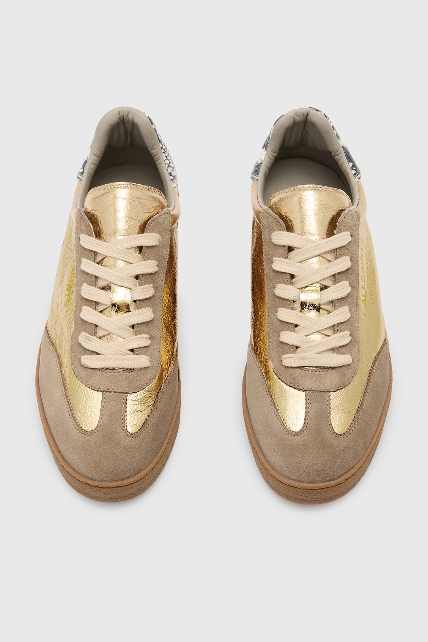 THELMA MET SNEAKER GOLD/SAND BROWN 8