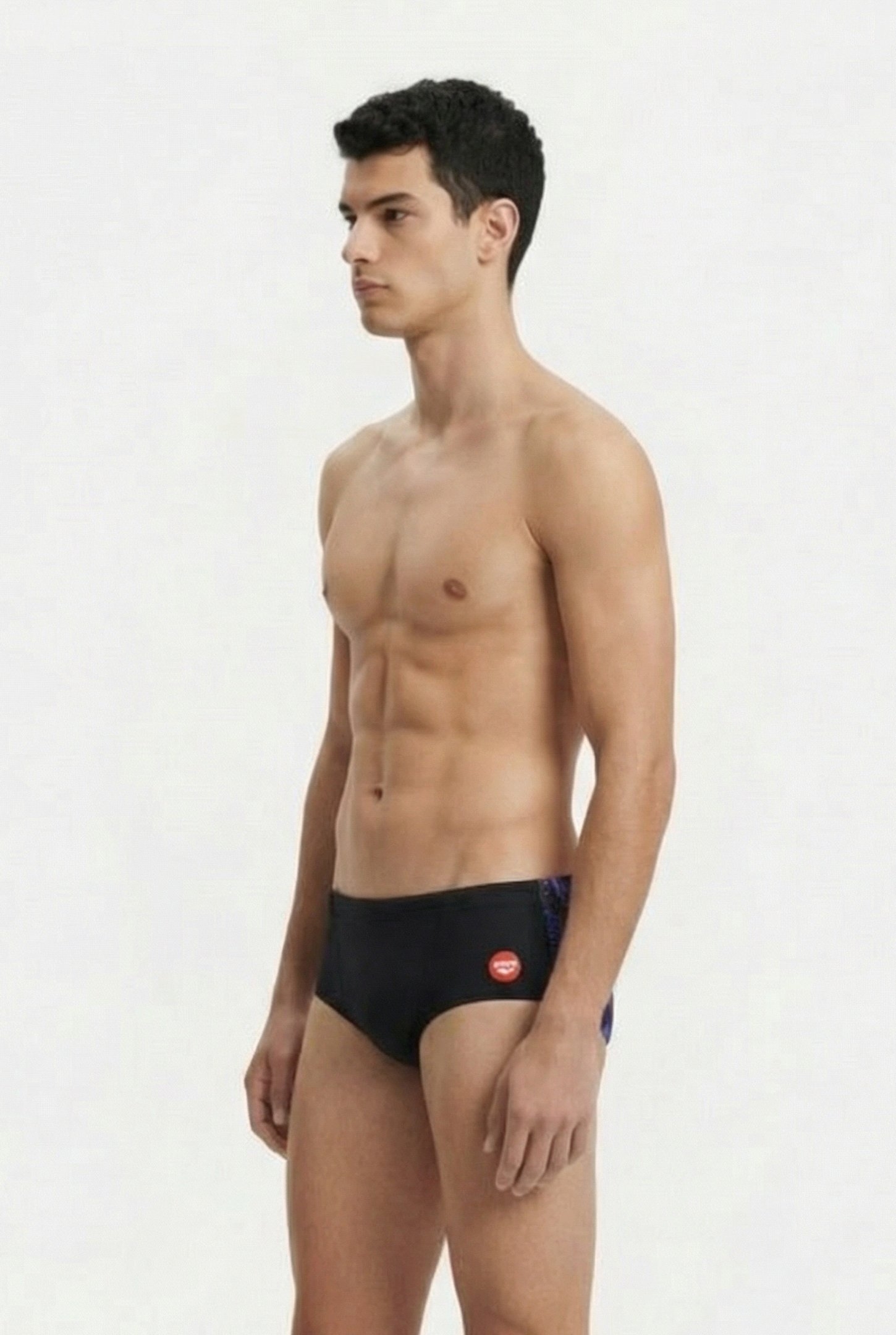 MEN'S CRAZY ARENA SWIM LOW WAIST SHORT P BLACK MULTI 3