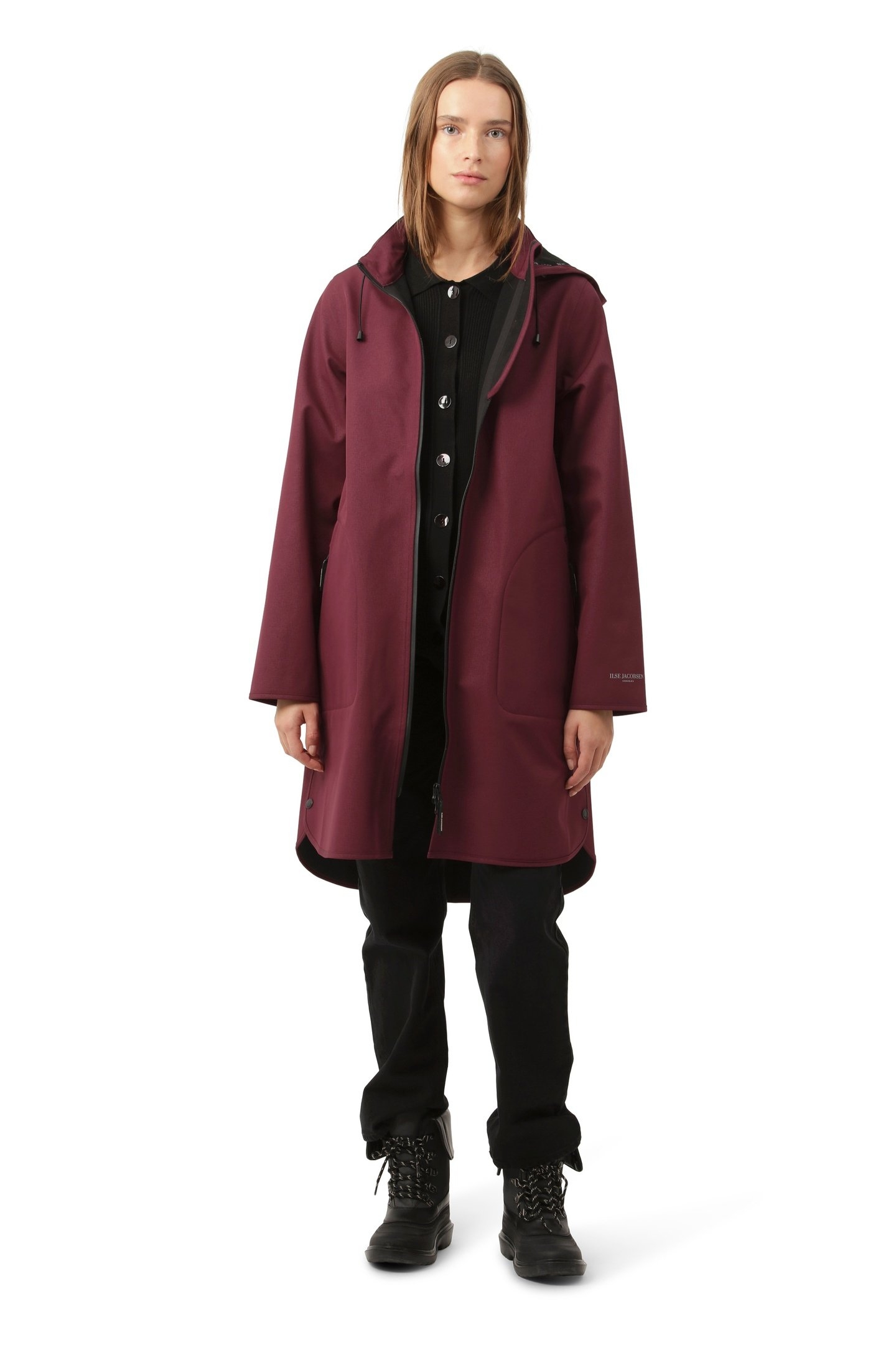 RAIN128 RAIN JACKETS MAROON BANNER 1