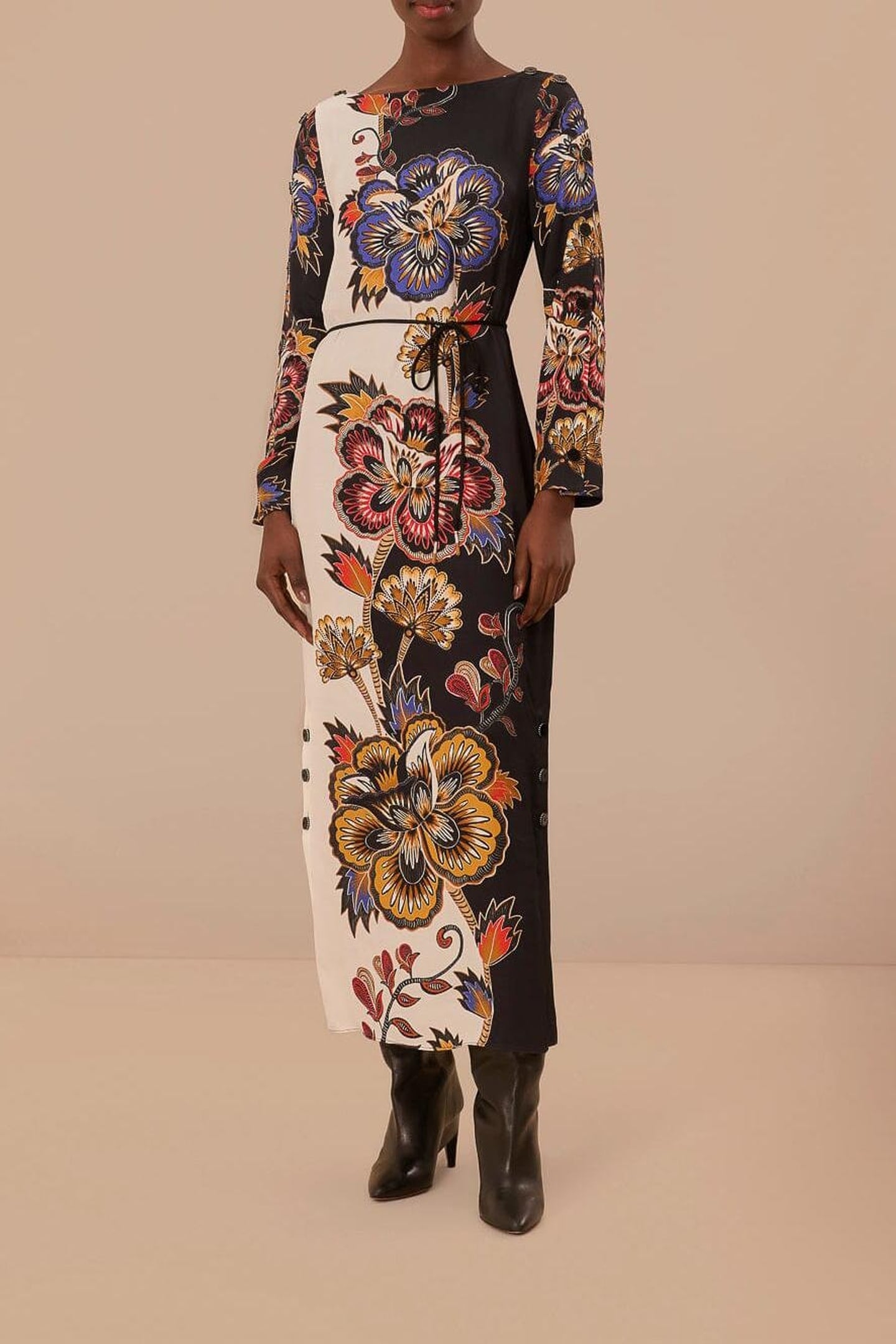 MAXI FLORAL MIDI DRESS 2