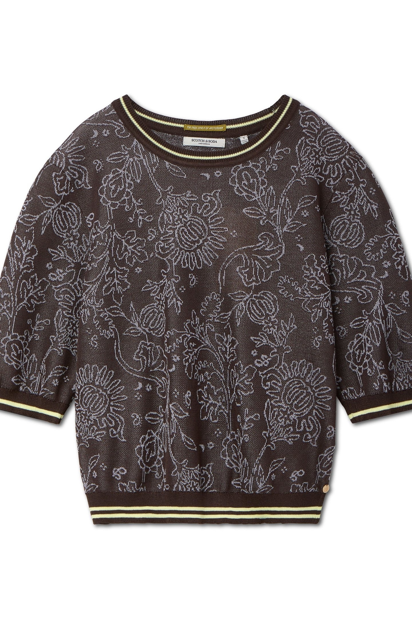 CREW NECK TEE HOT FUDGE ALL-OVER BANDANA 7