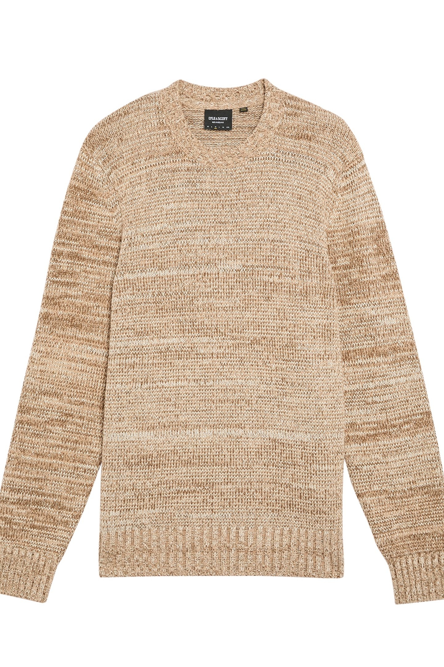 MULTI MARL CREW NECK JUMPER TIGERS EYE MARL 4