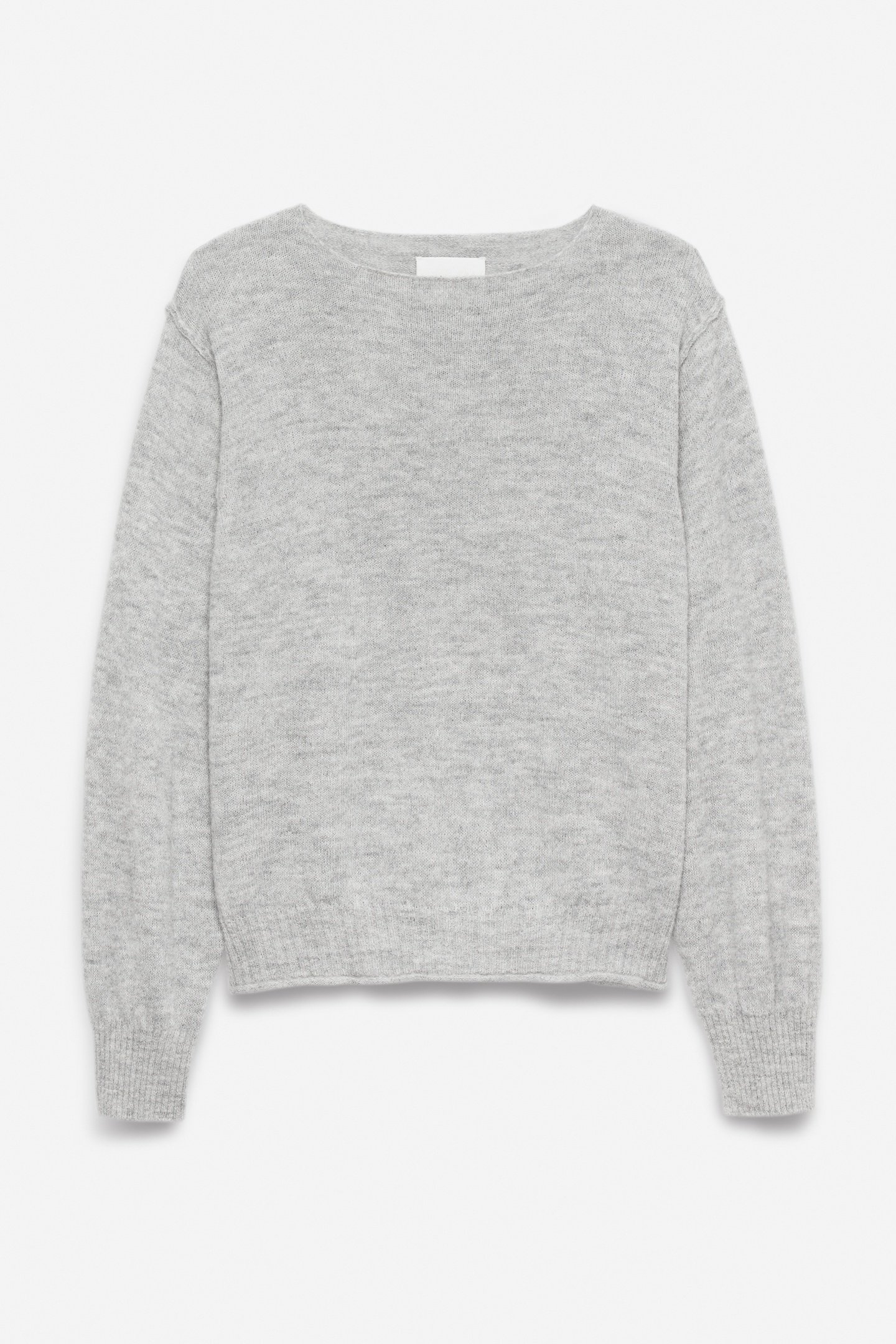 LUPIN PULLOVER LIGHT GREY MELANGE 4