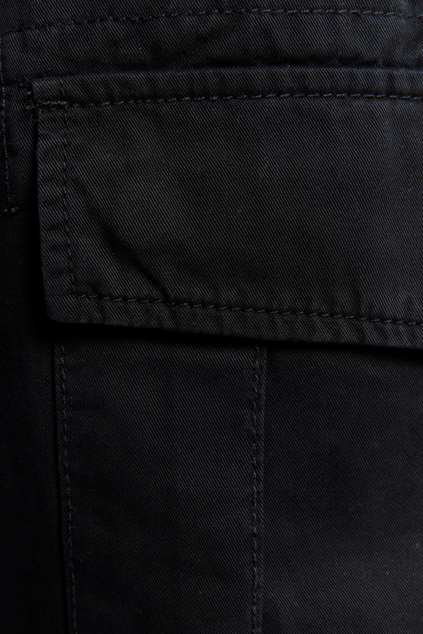 ARTICULATED CARGO TROUSERS JET BLACK 4