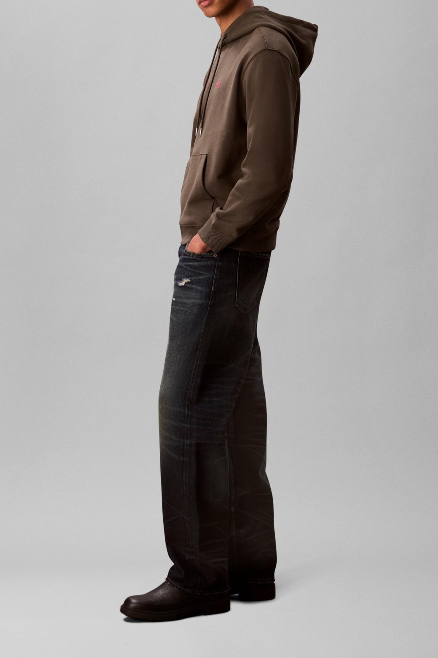 LS EU 350TERRY MONOGRAM HOODIE BELUGA 4