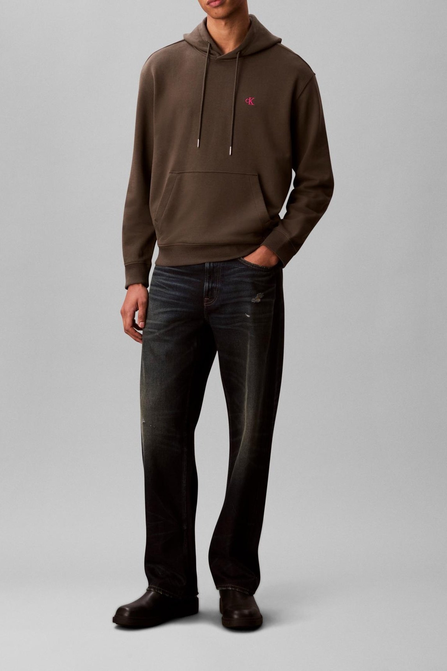 LS EU 350TERRY MONOGRAM HOODIE BELUGA 1