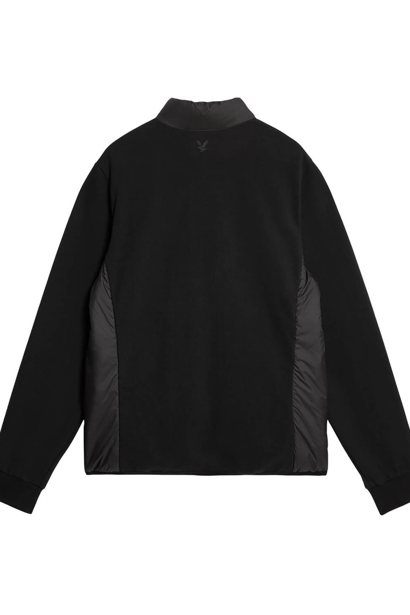 FUNNEL NECK HYBRID ZIP THROUGH JUMPER JET BLACK 5