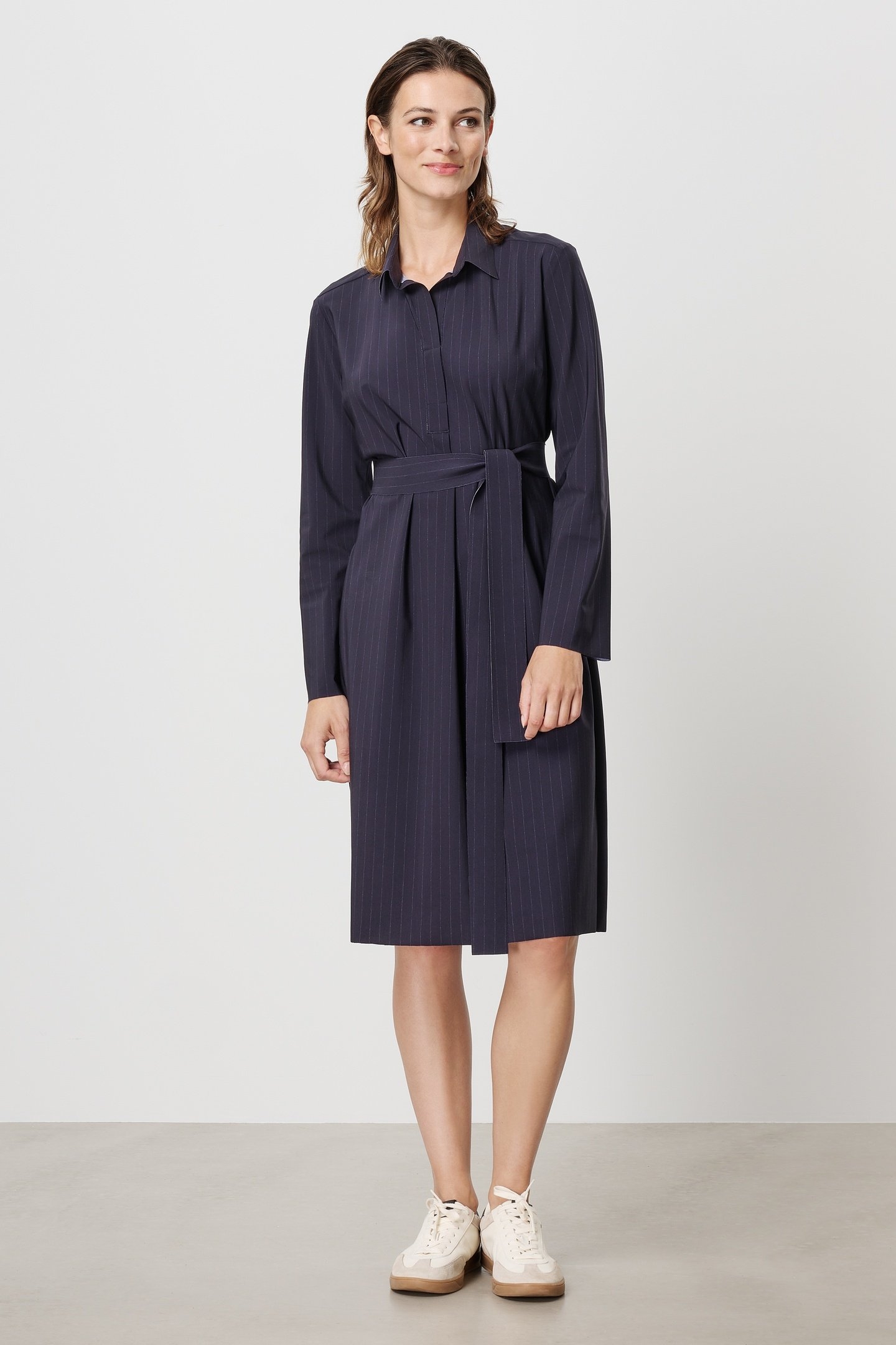 CRUZ PRINTED DRESS INK BLUE 1