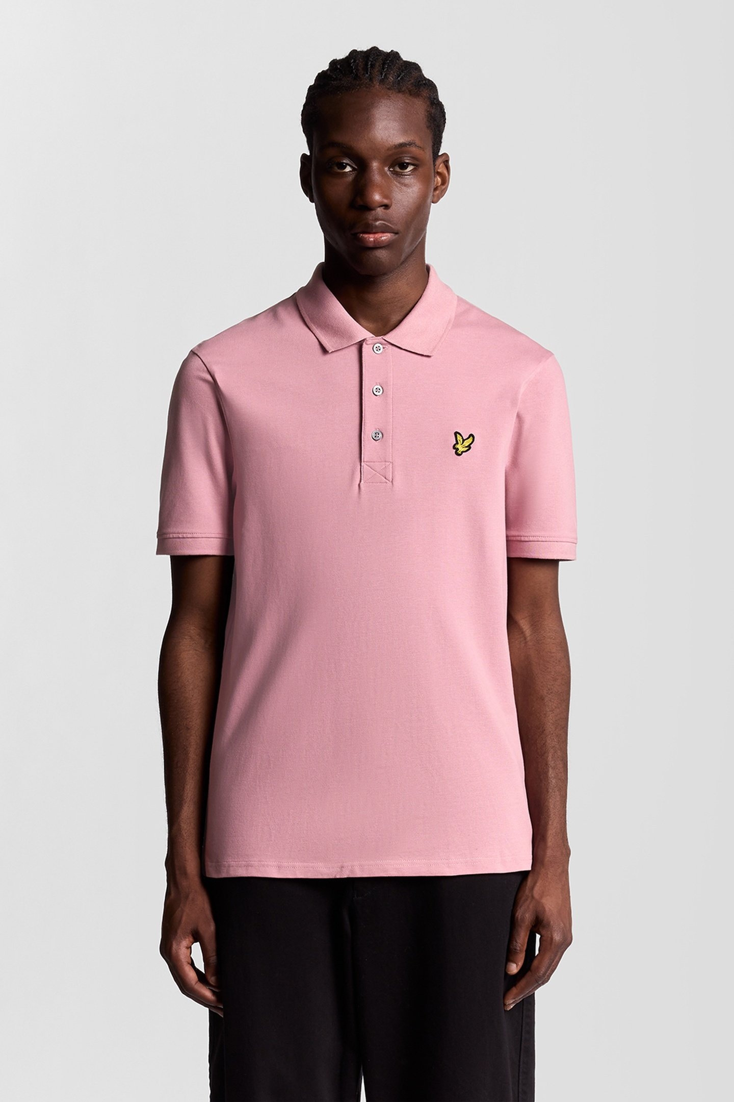 PLAIN POLO SHIRT GARDEN ROSE 2