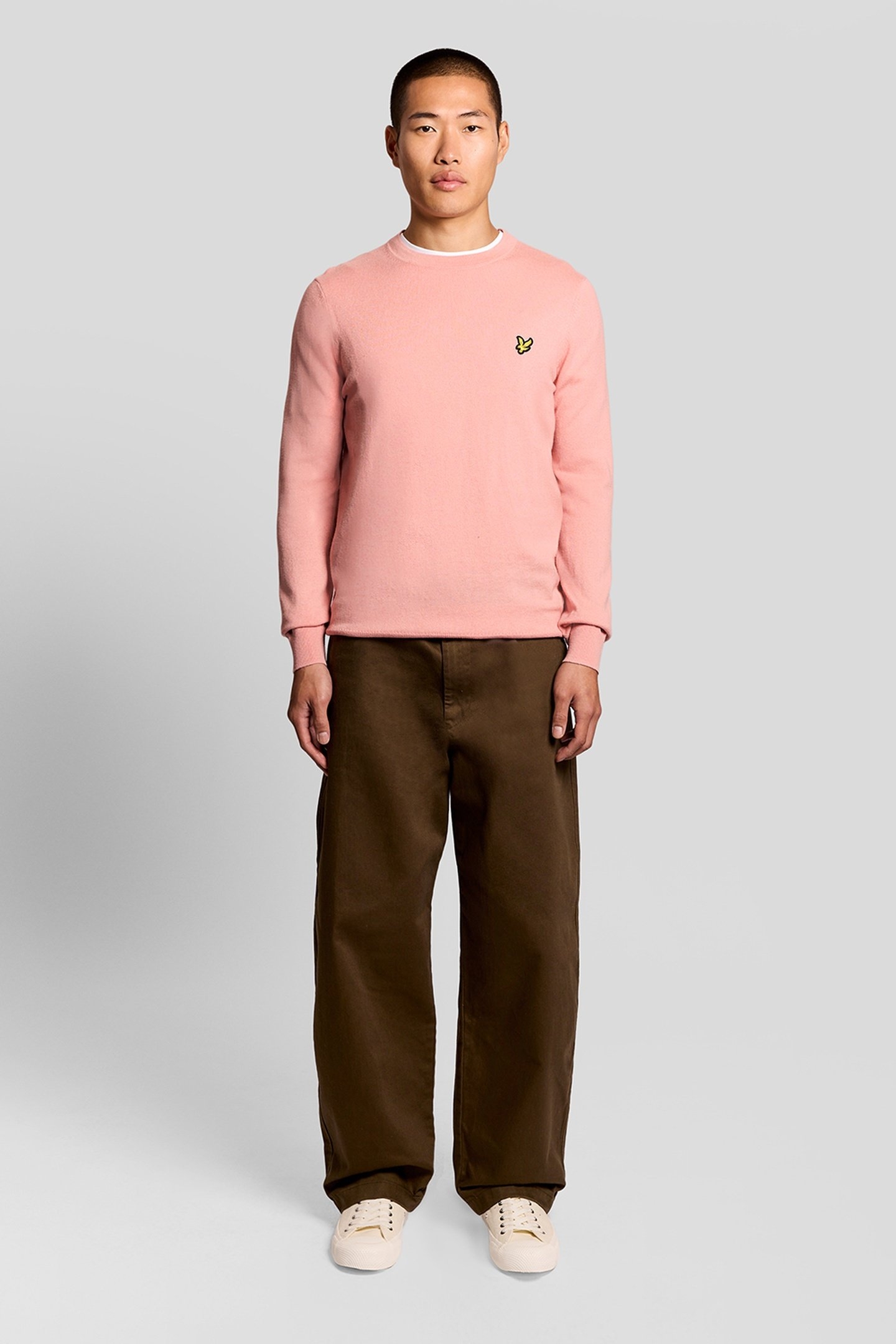 COTTON MERINO CREW NECK JUMPER BLOSSOM 2