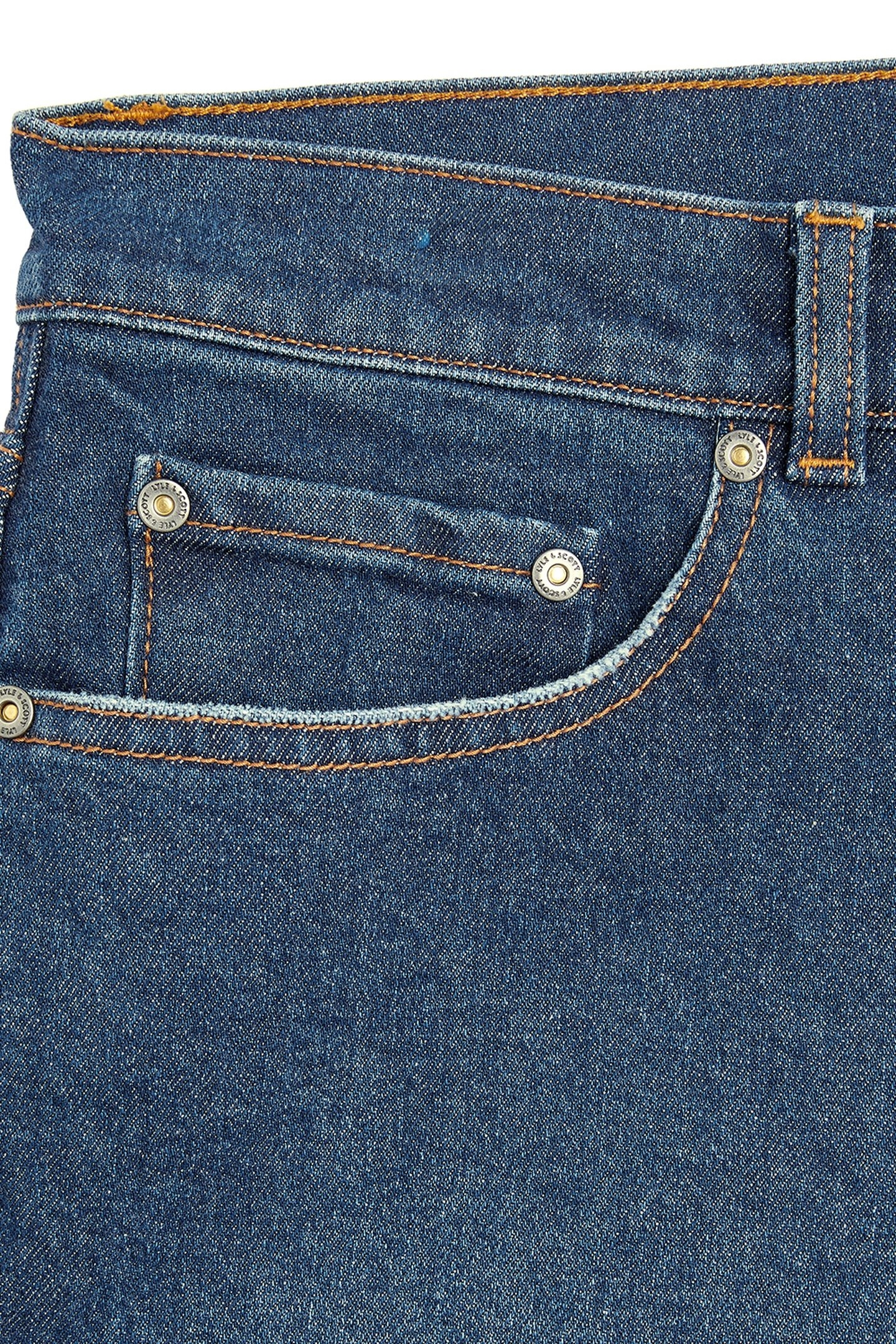 SLIM FIT DENIM STONE WASH BLUE 3