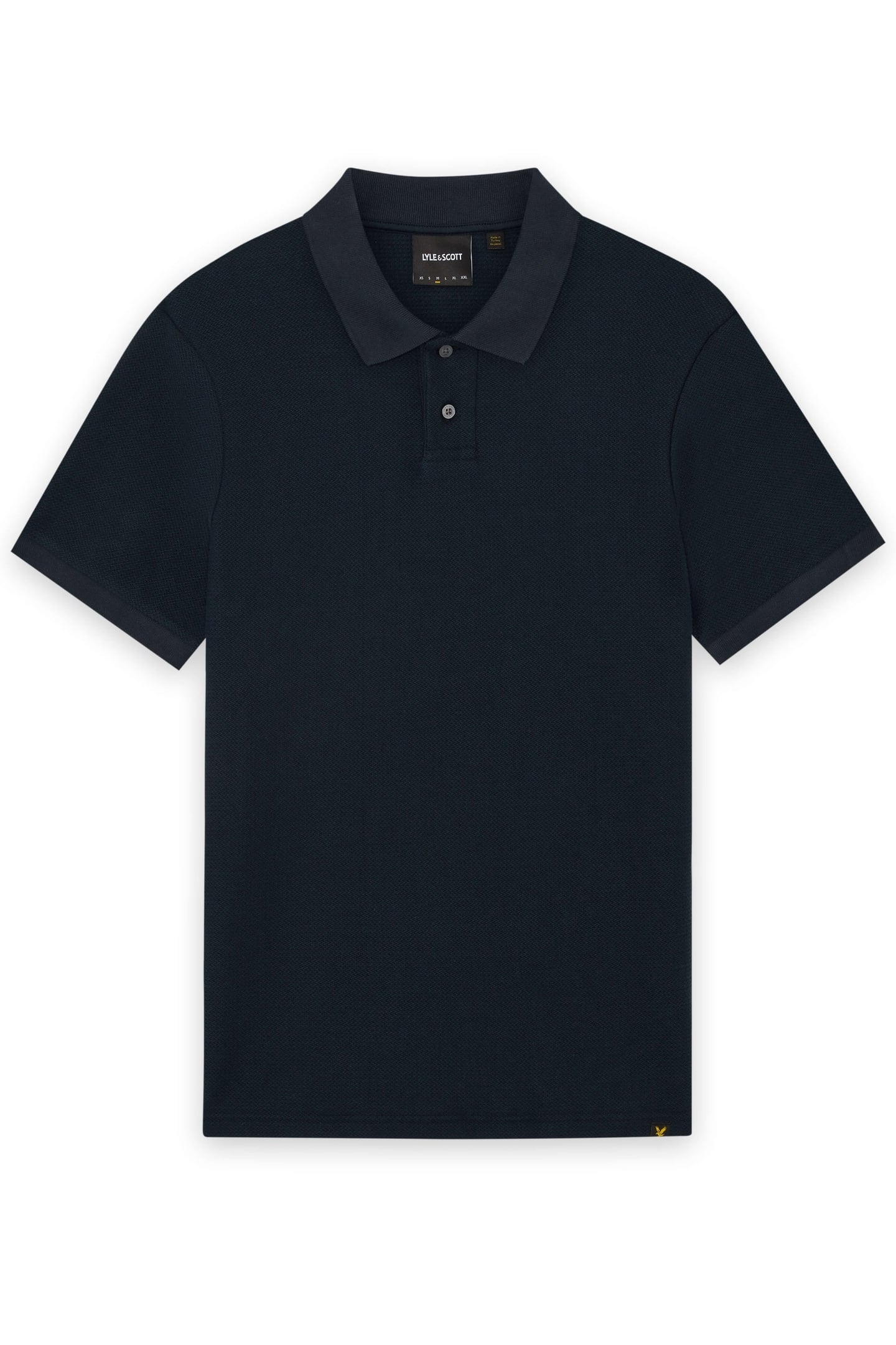 JACQUARD DOBBY POLO SHIRT DARK NAVY 4