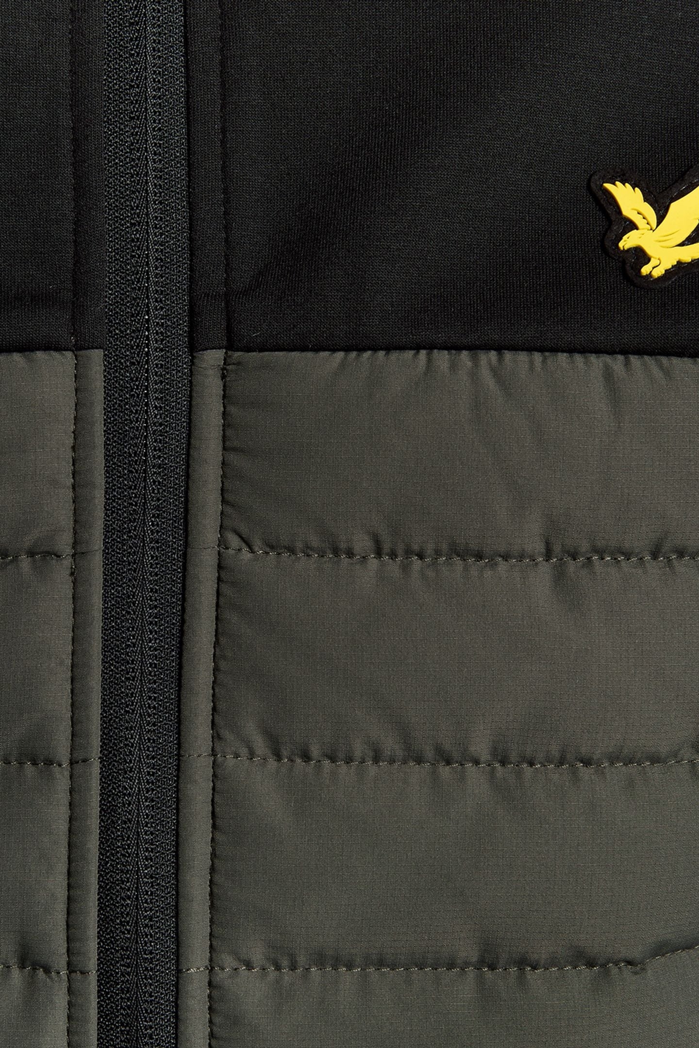 SPORTS FLEECE HYBRID JACKET JET BLACK/GRANITE 6