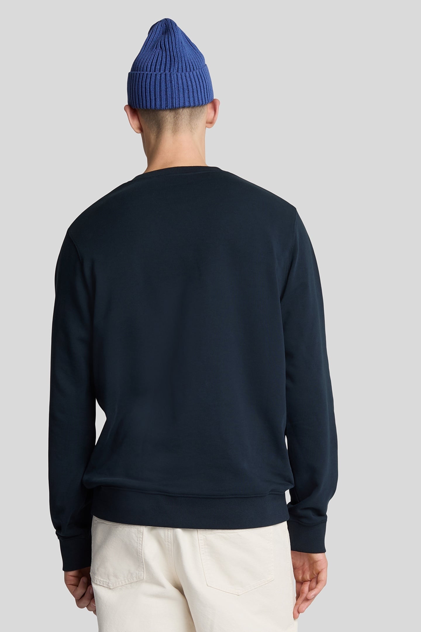 CLAMP LABELLED CREW NECK SWEATSHIRT DARK NAVY 3
