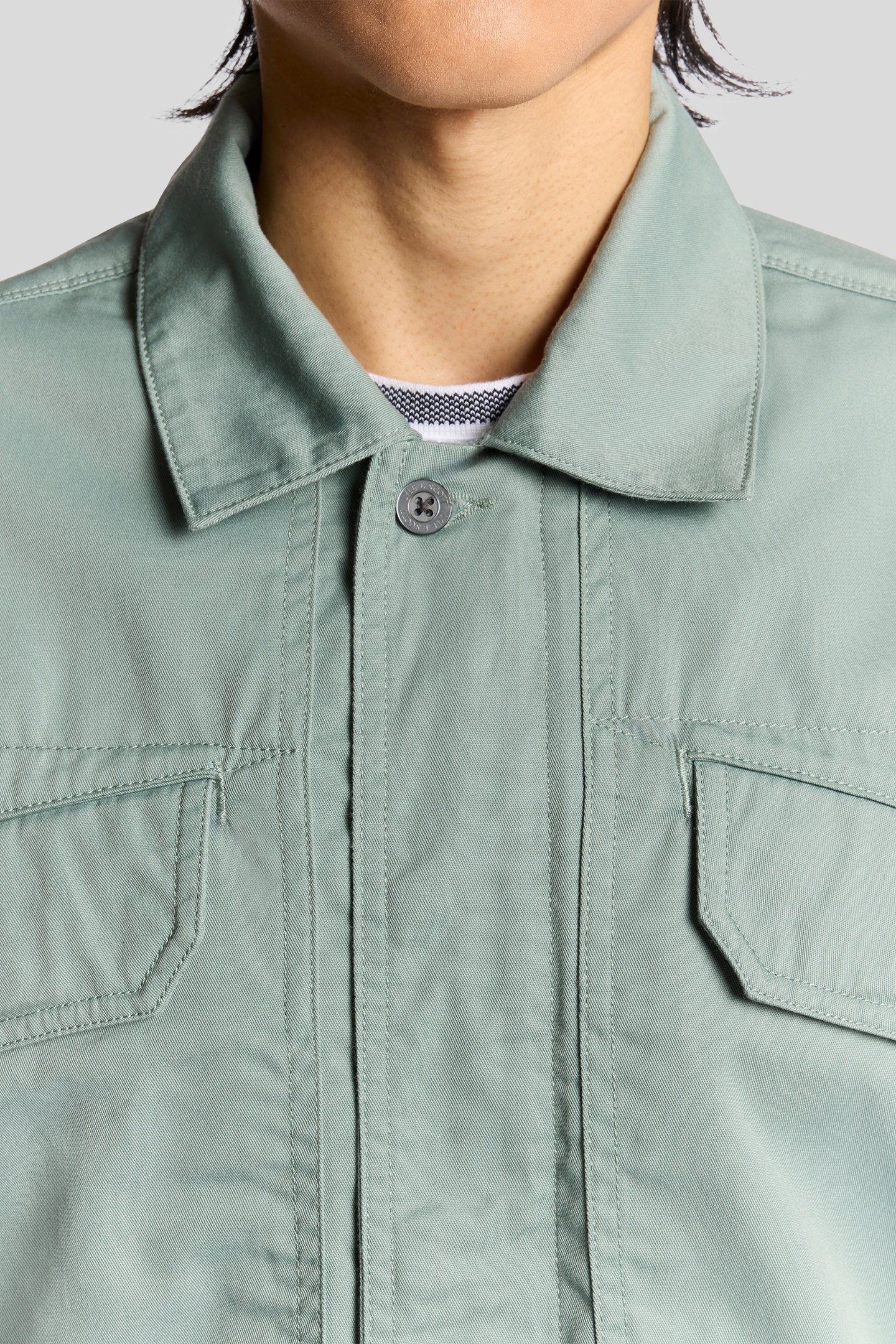 MULTI POCKET OVERSHIRT COLD MINT 4
