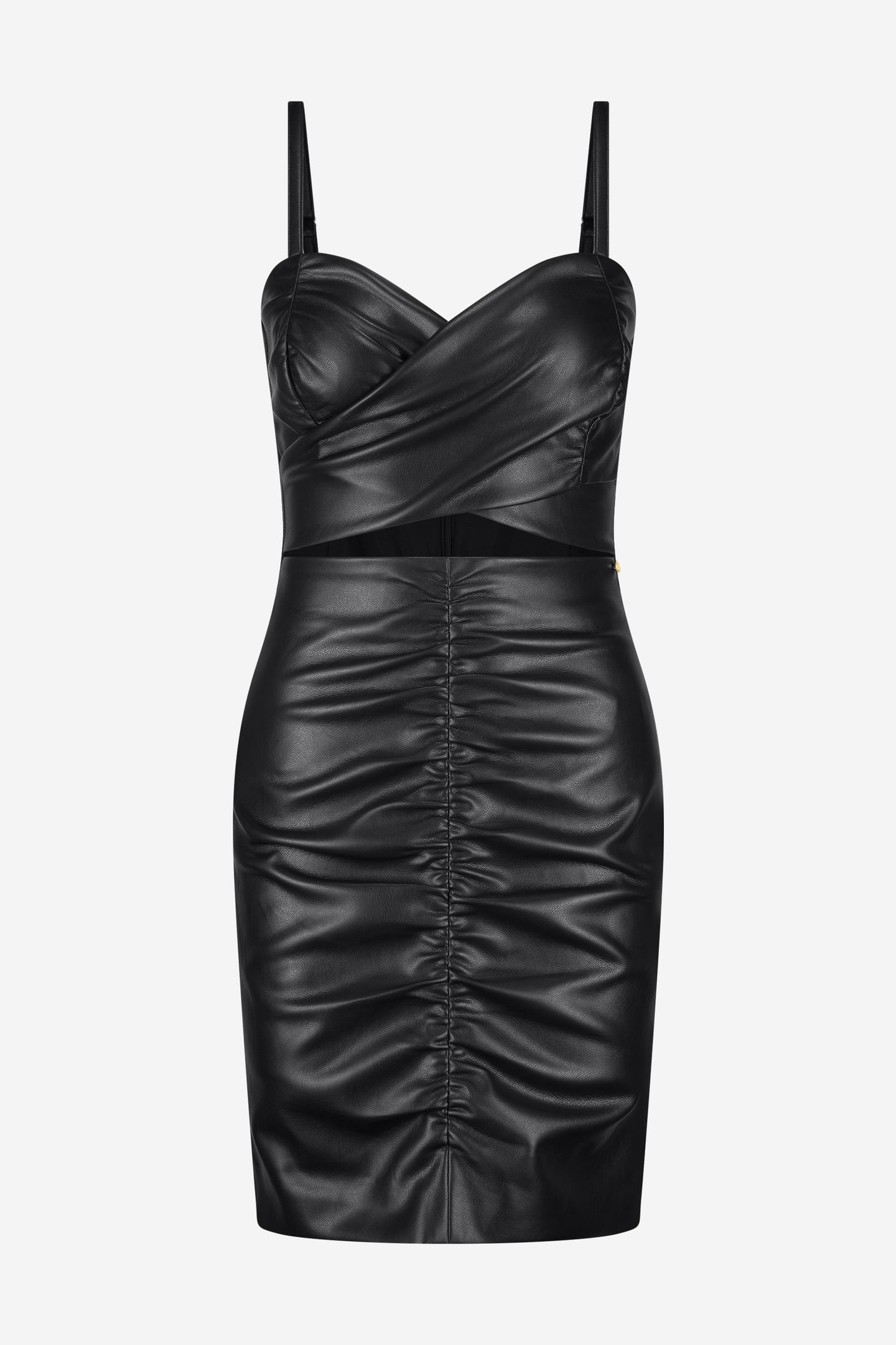 ILEVIO PU DRESS BLACK 2
