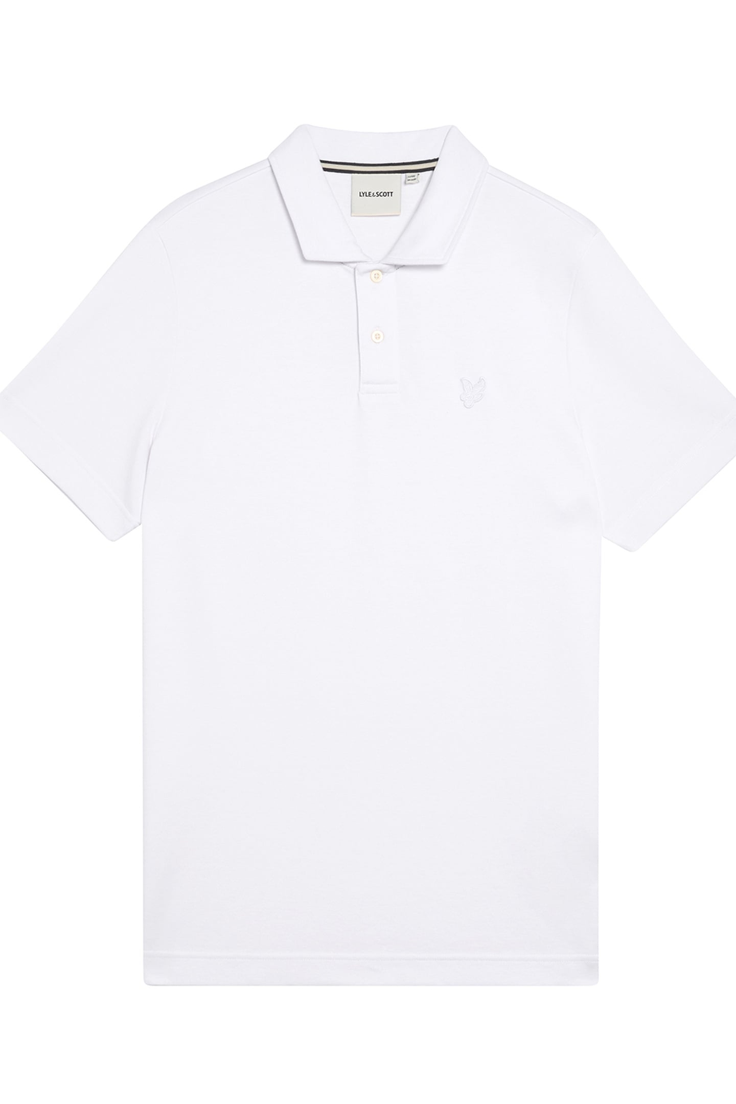 INTERLOCK POLO SHIRT WHITE 4