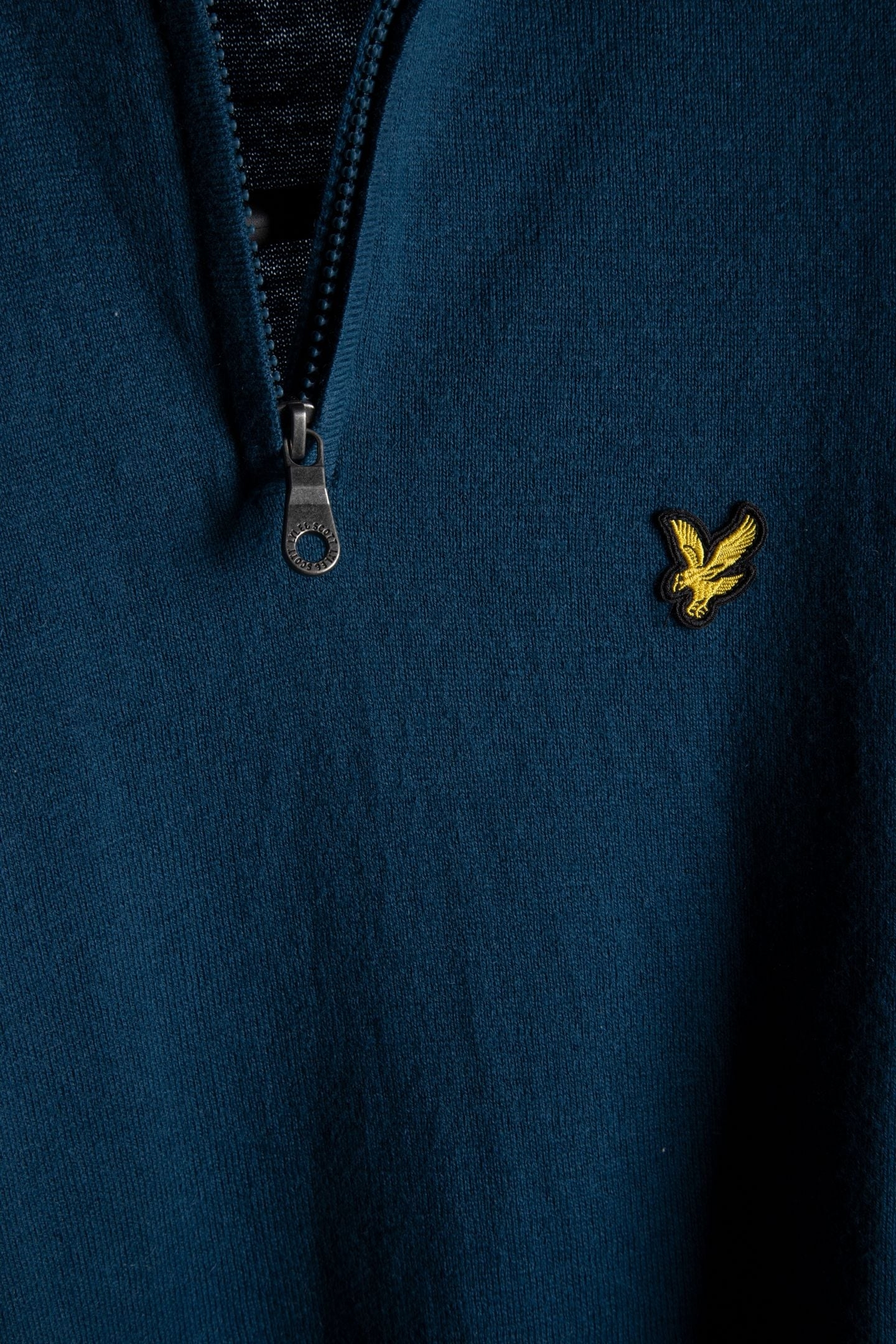 COTTON MERINO QUARTER ZIP JUMPER APRES NAVY 4