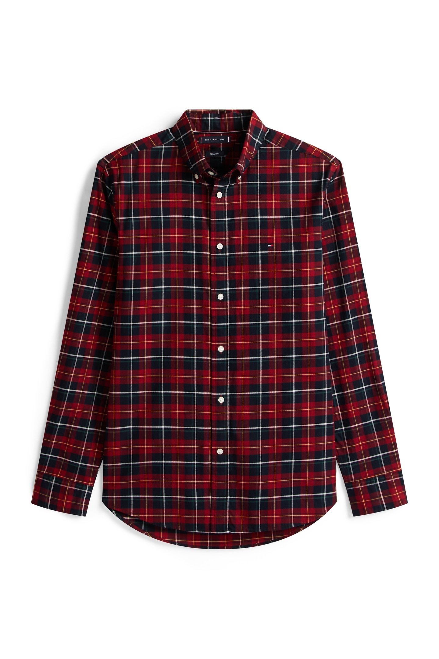 MERCERIZED TARTAN REGULAR FIT SHIRT REGATTA RED 4