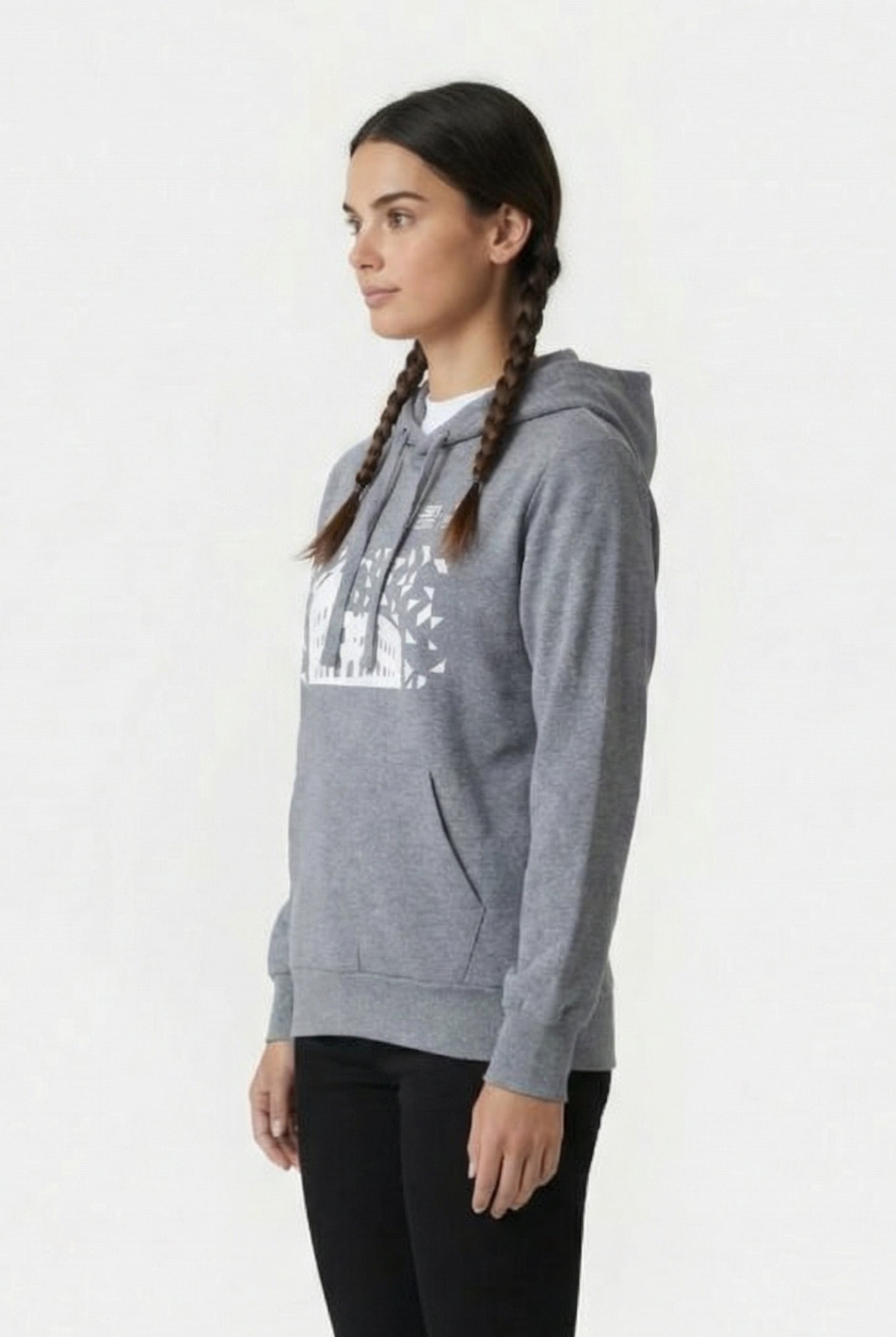 UNISEX HOODIE ESCH ROME 22 MERCH GREY MELANGE 6