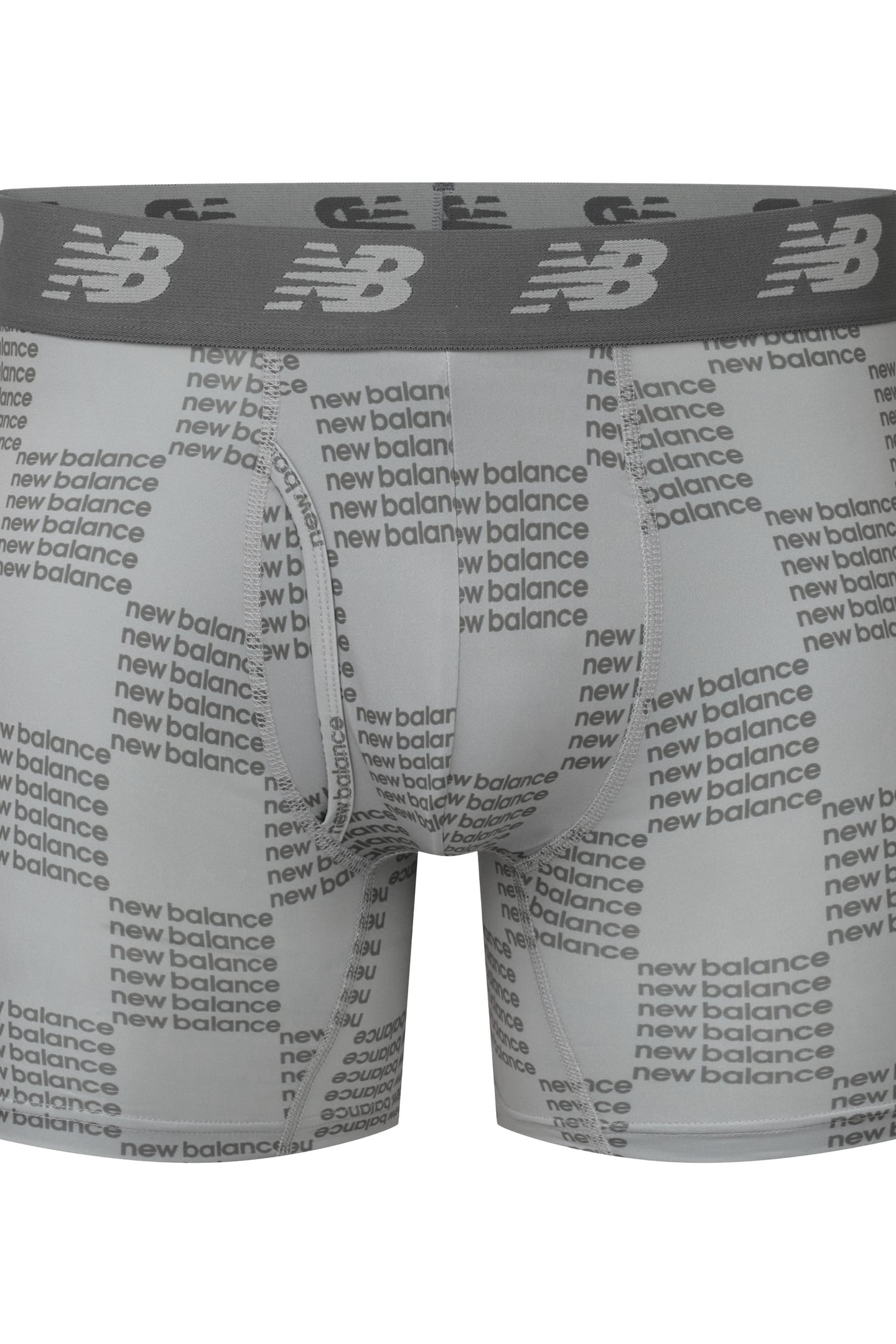 MENS PREMIUM 6 INCH BOXER BRIEF FROST GREY 1