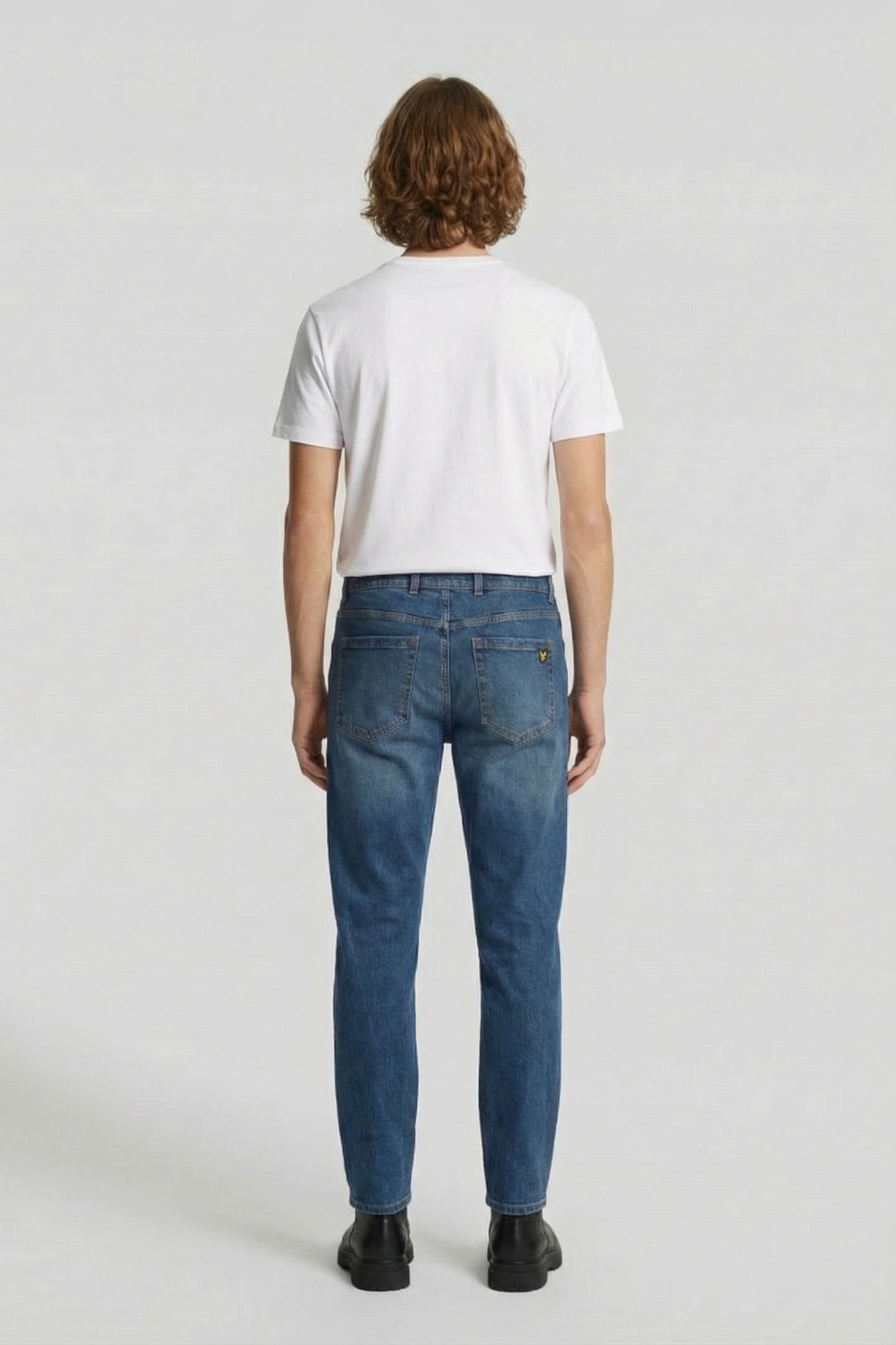 SLIM FIT DENIM STONE WASH BLUE 4