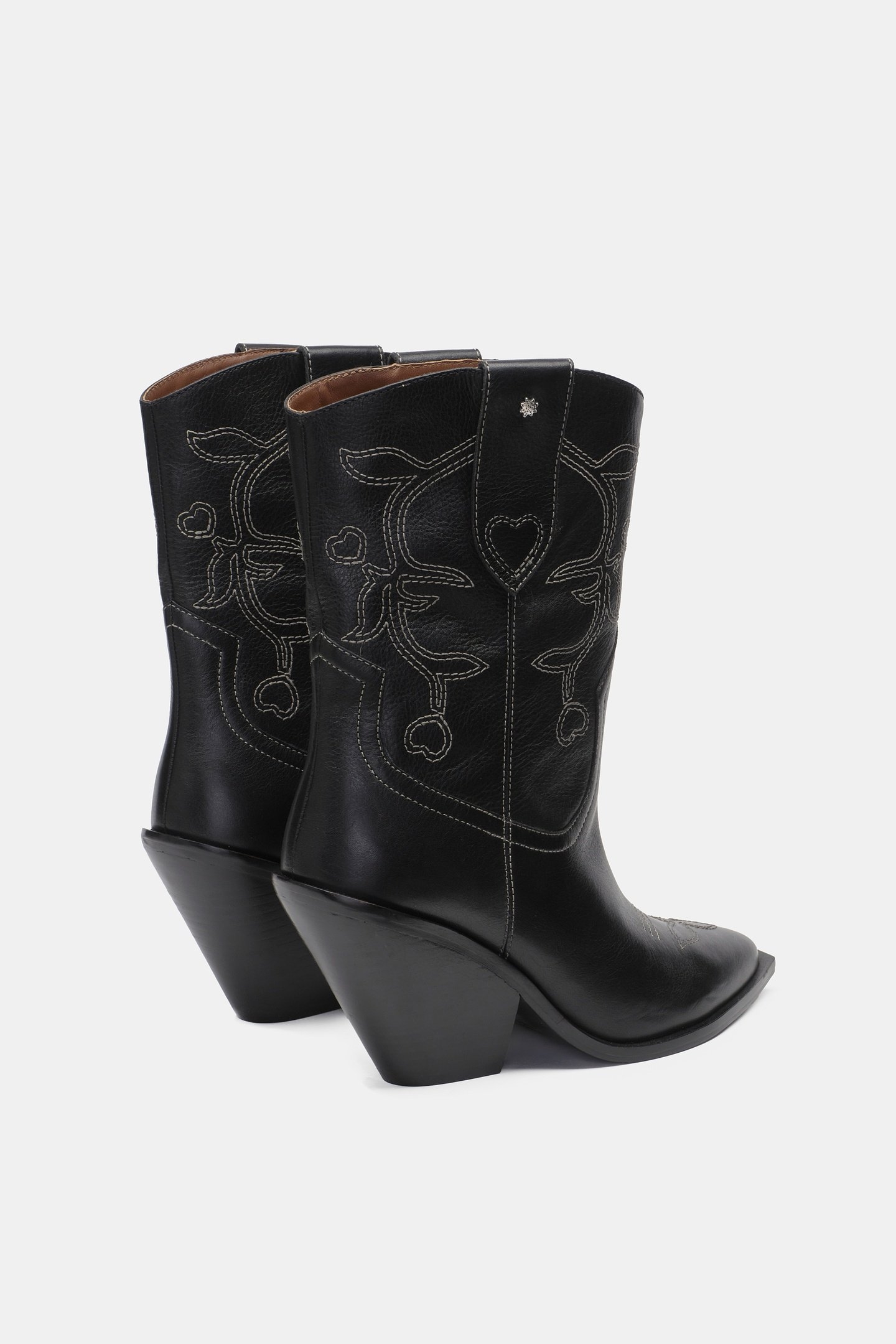 ASIRA COWBOY BOOT BLACK 3