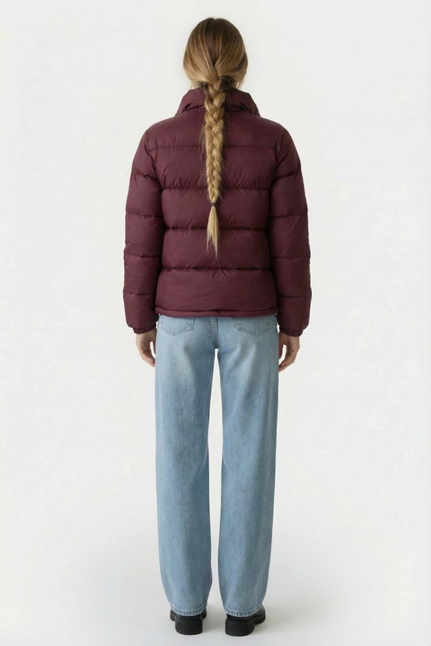 CARDIFF DOWN JACKET AUBERGINE 2