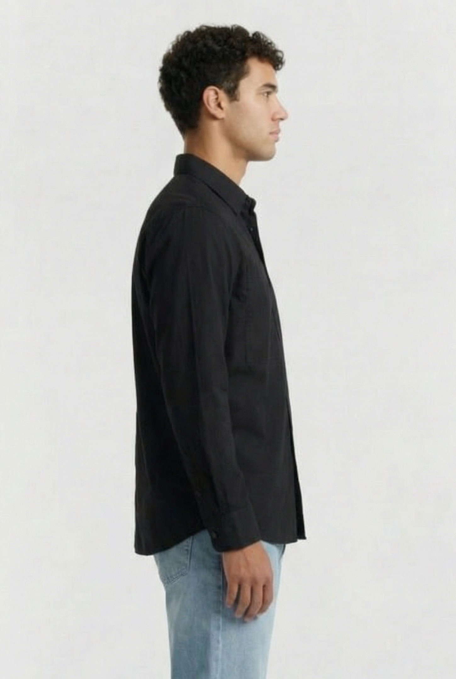 LS RIPSTOP RELAXED SHIRT BLACK 3