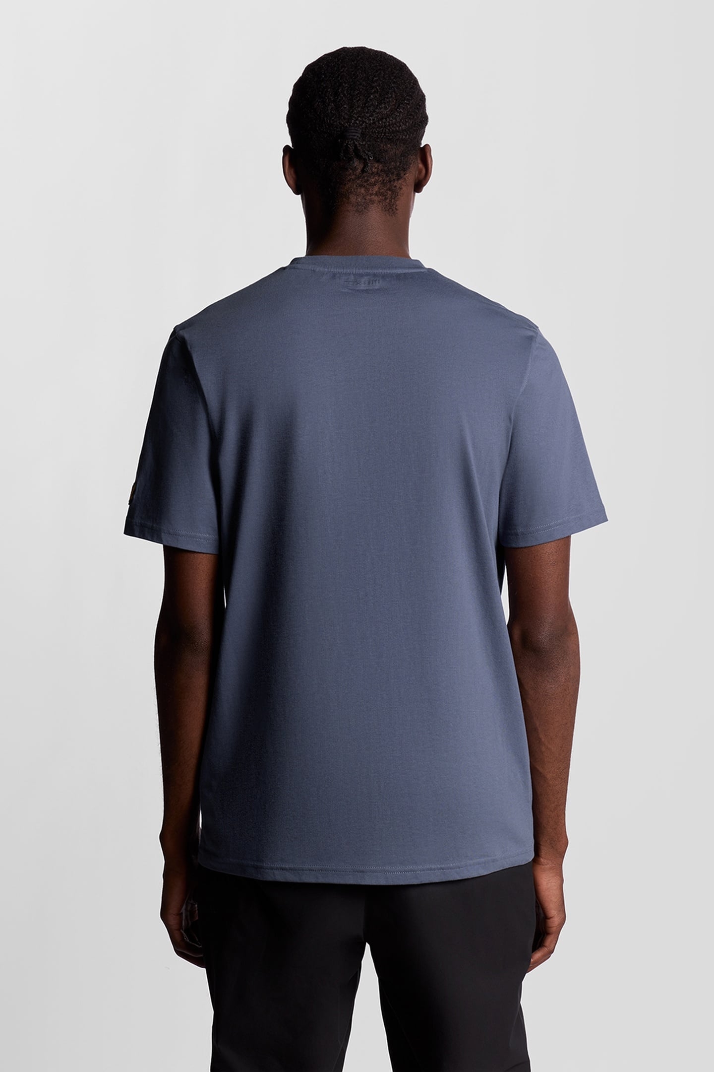 STRIPE LOGO GRAPHIC T-SHIRT STEEL INDIGO 3