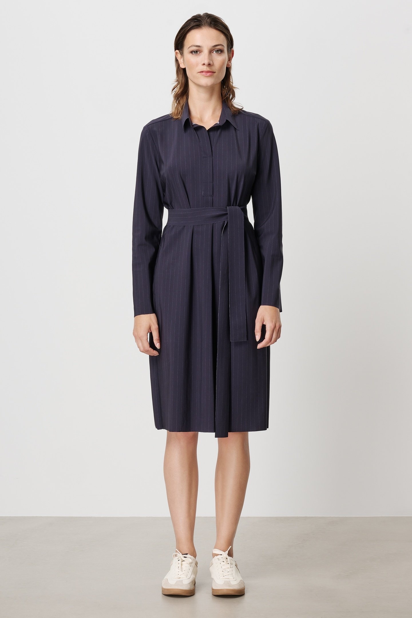 CRUZ PRINTED DRESS INK BLUE 3