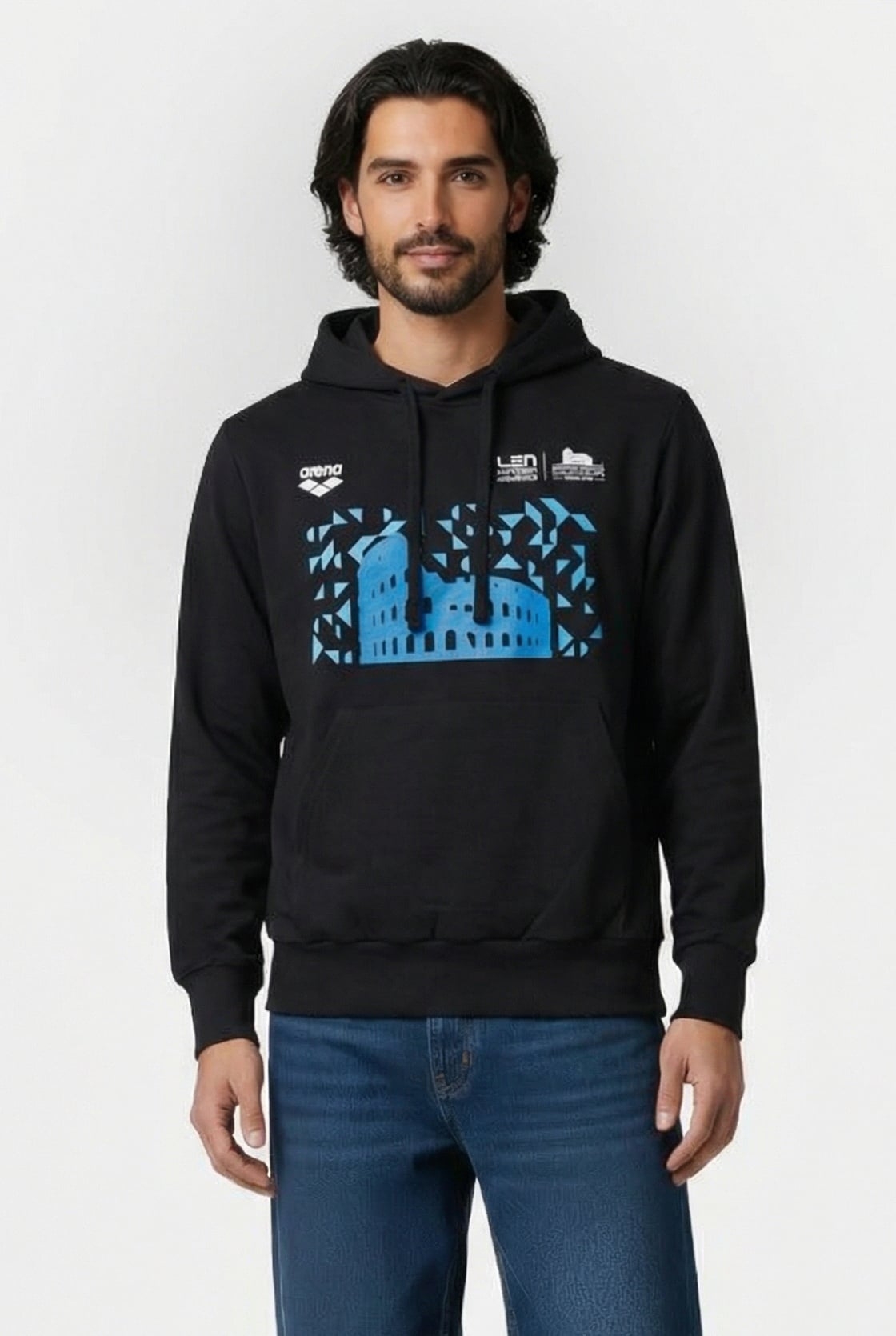 UNISEX HOODIE ESCH ROME 22 MERCH BLACK 1