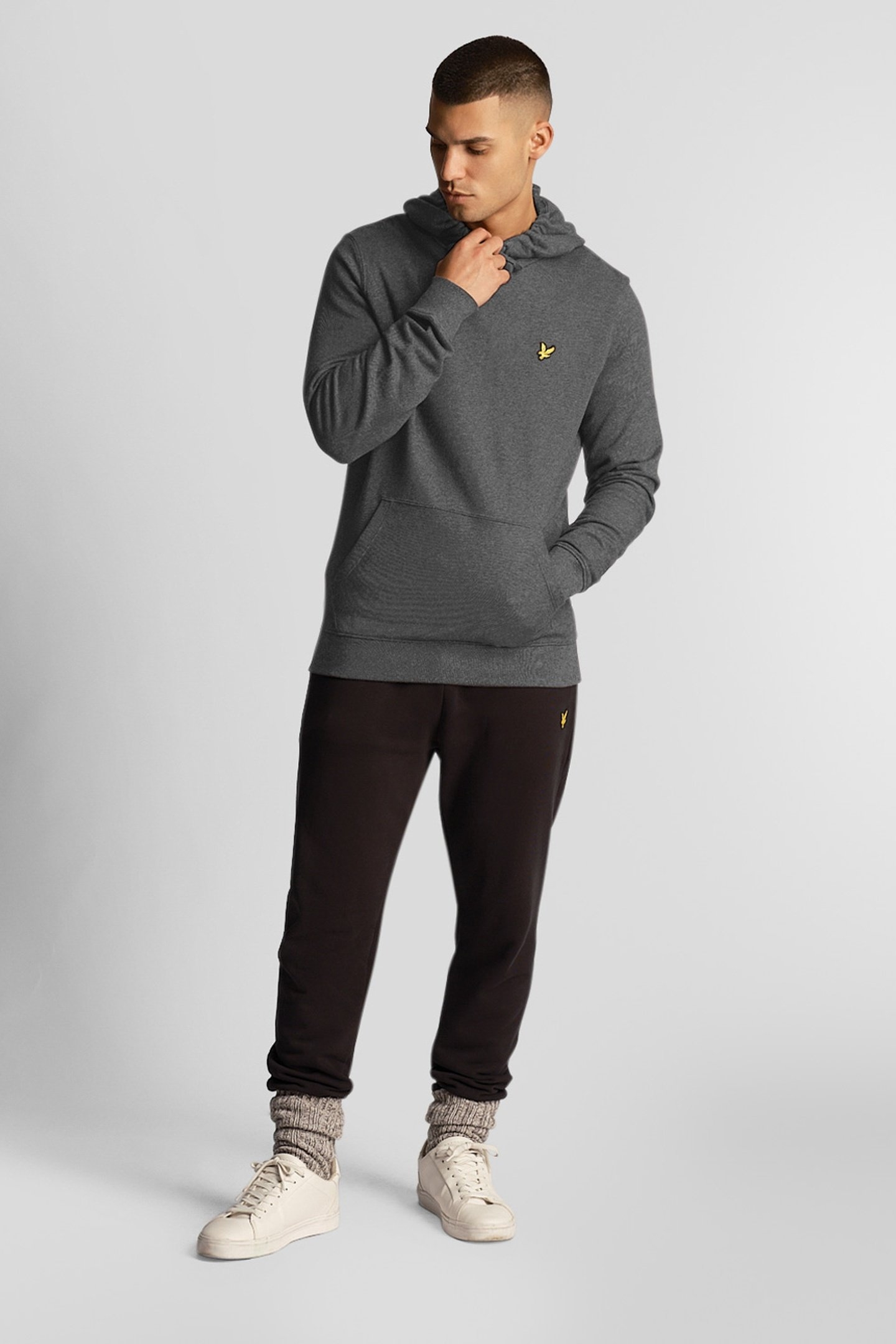 PULLOVER HOODIE CHARCOAL MARL 1