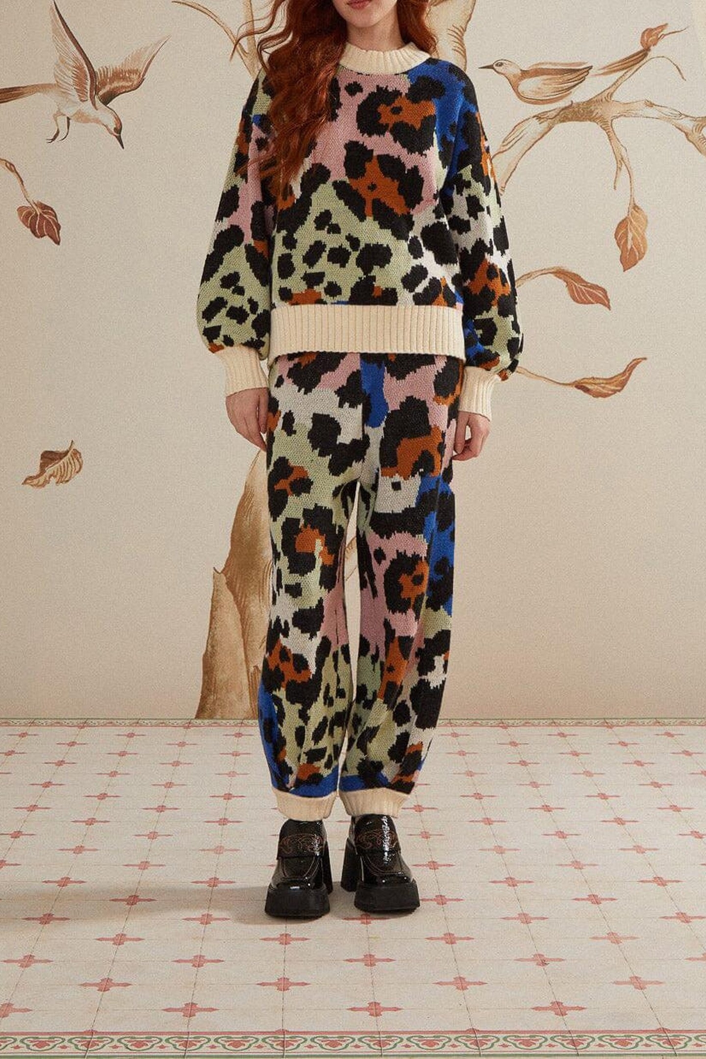 COLORFUL LEOPARD KNIT SWEATER 3