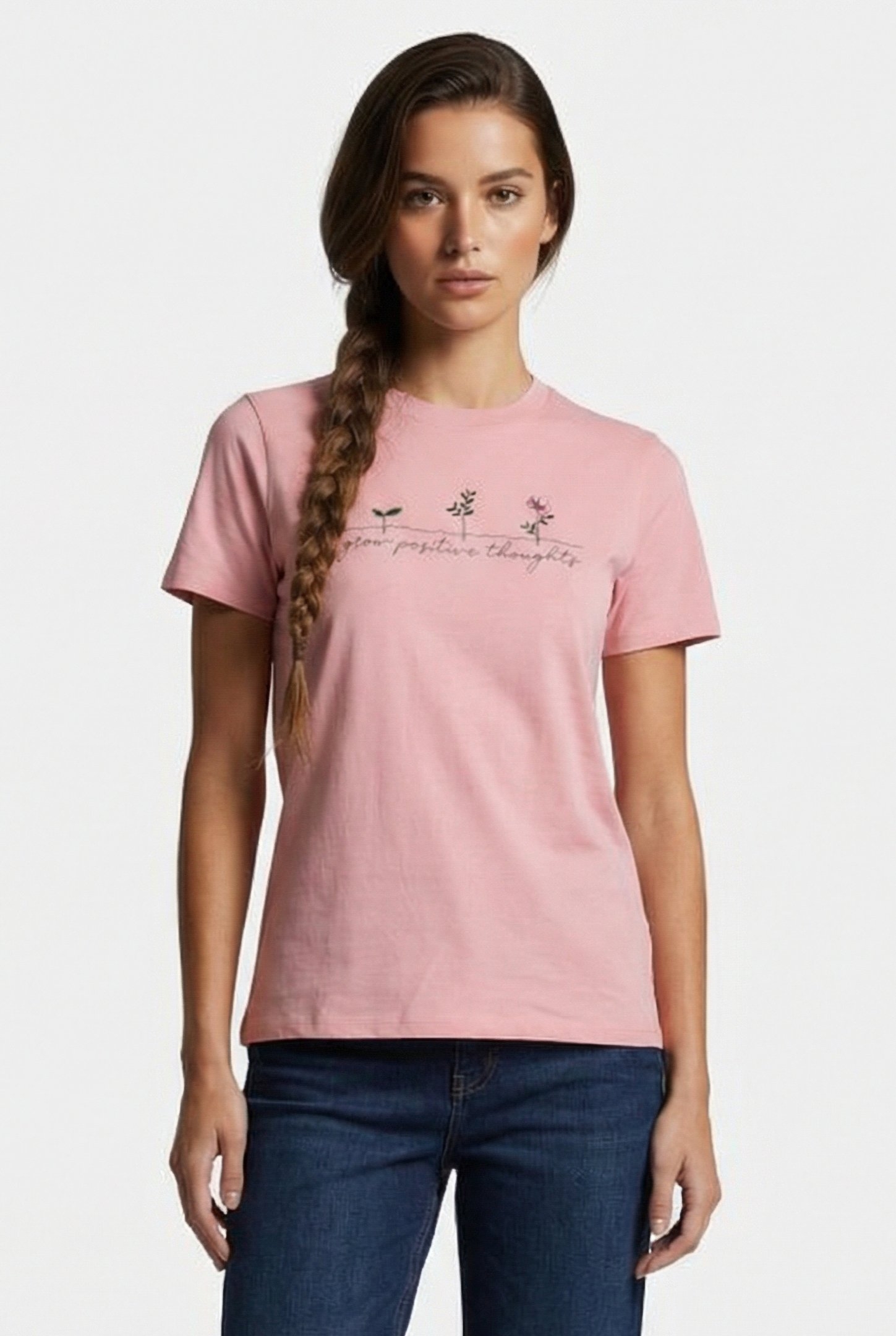 GROW TEE WASHED PINK 1