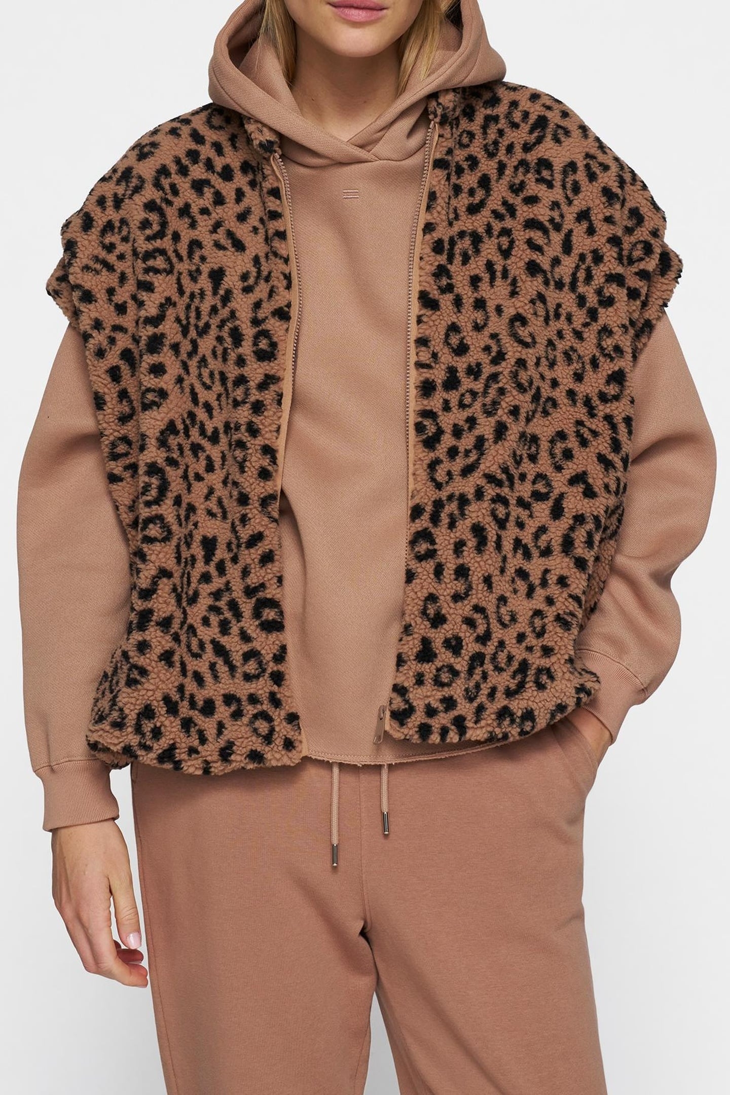 TEDDY GILET LEOPARD 1297 2