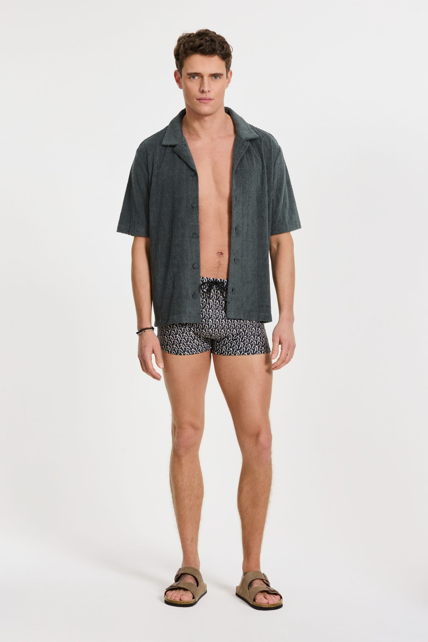 SEP SWIM BOXER WAVY CORAL BLACK WAVY CORAL 4