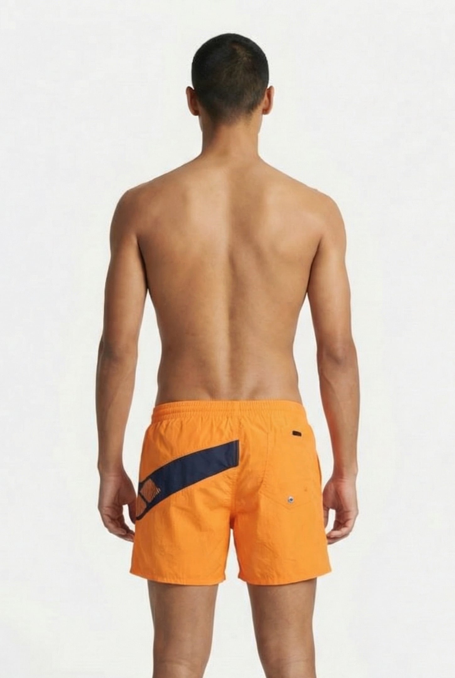 HERMES SHORT TANGERINE-NAVY 2