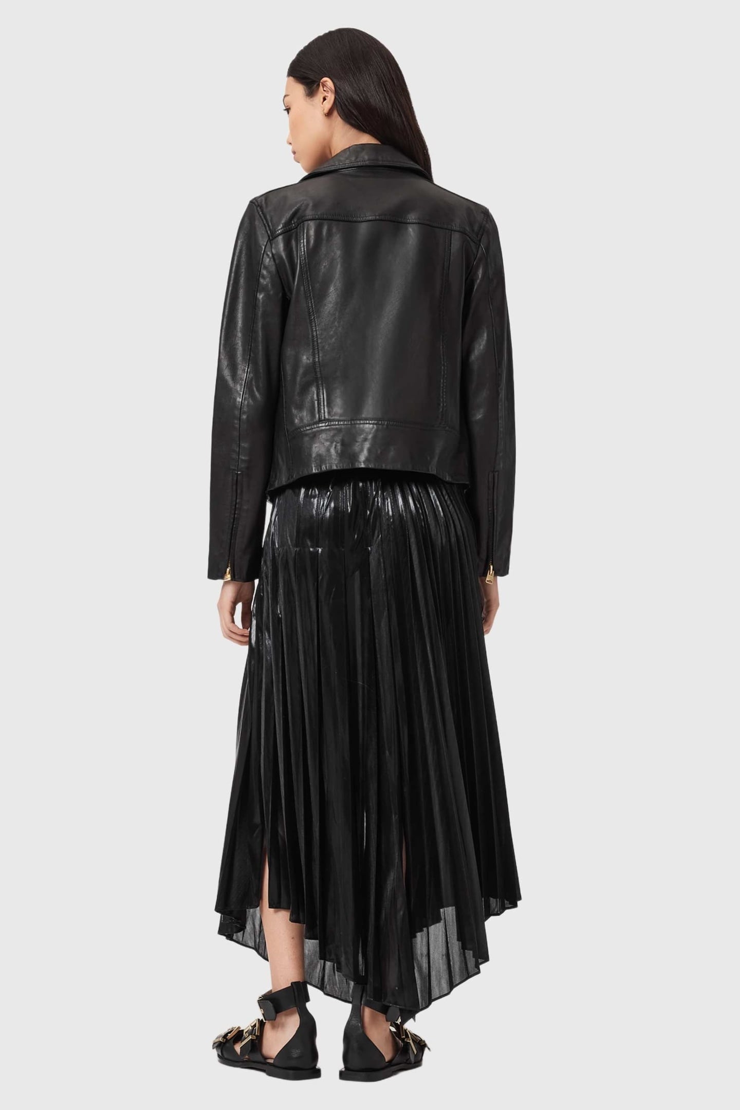 JAX SKIRT METALLIC BLACK 5