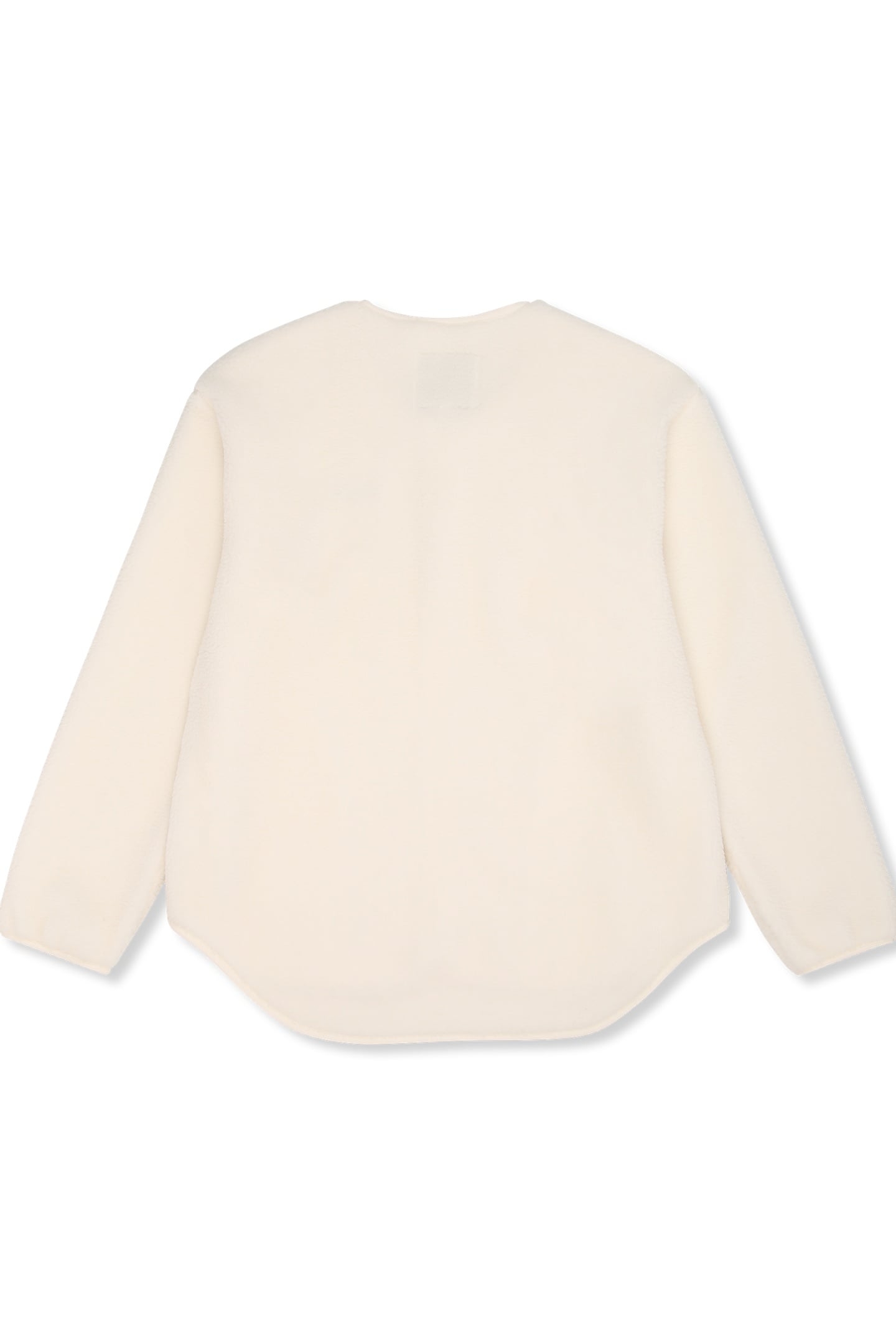 CASSIANO RELAXED TEDDY FLEECE JACKET EGRET 4