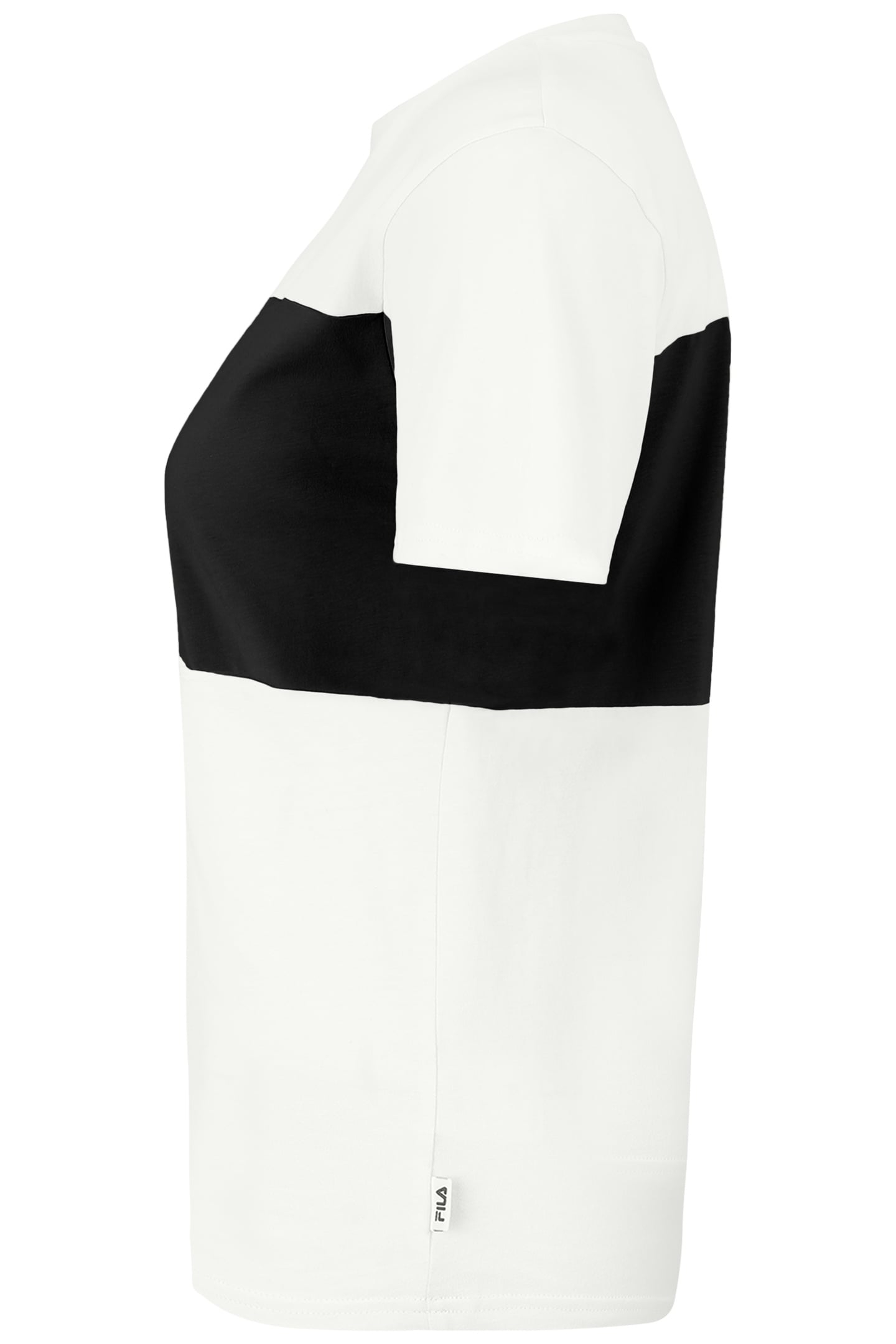 LAARNE BLOCKED TEE BRIGHT WHITE-BLACK 6