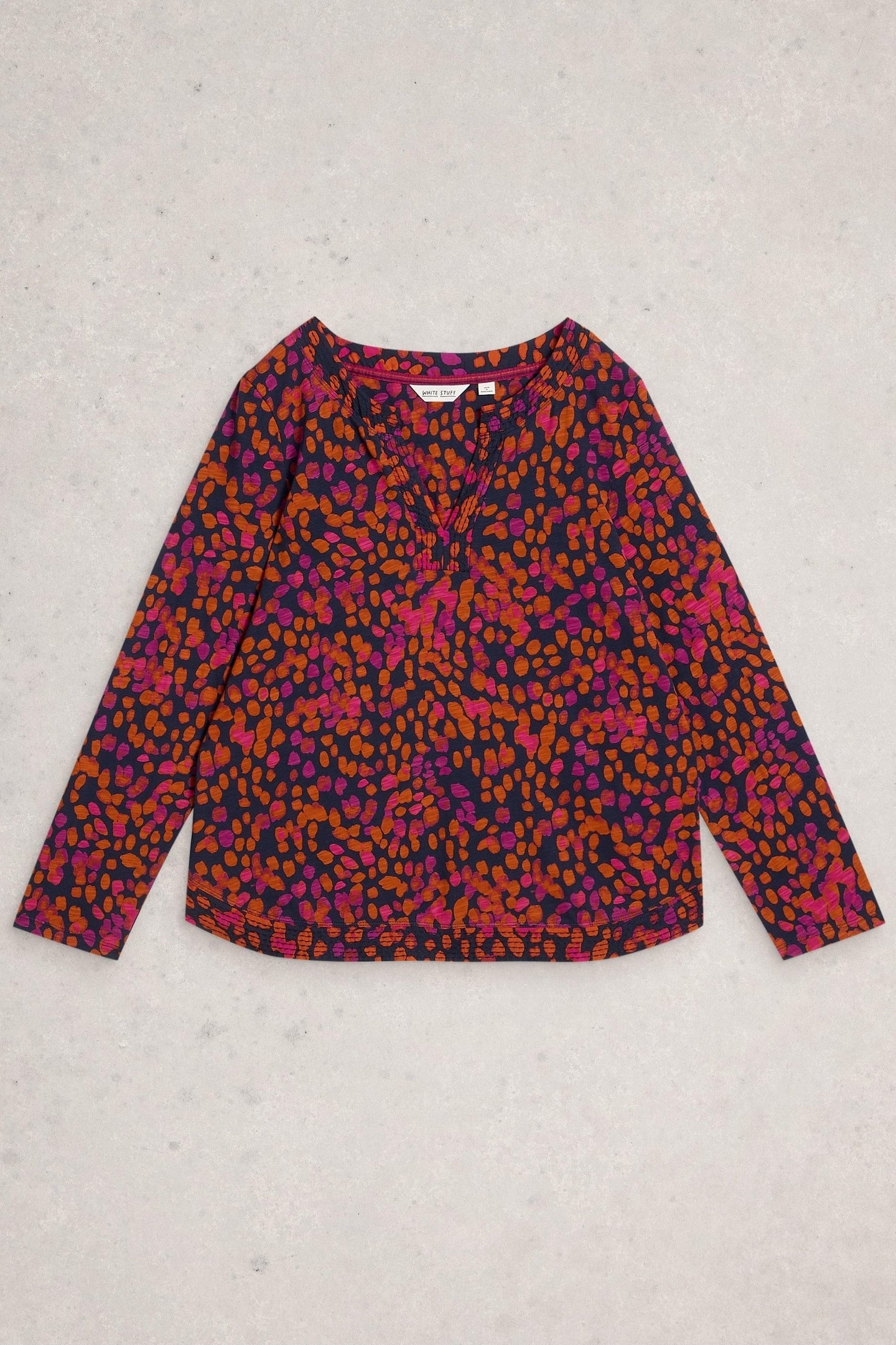 WEAVER NOTCH LS TEE NAVY MULTI 4