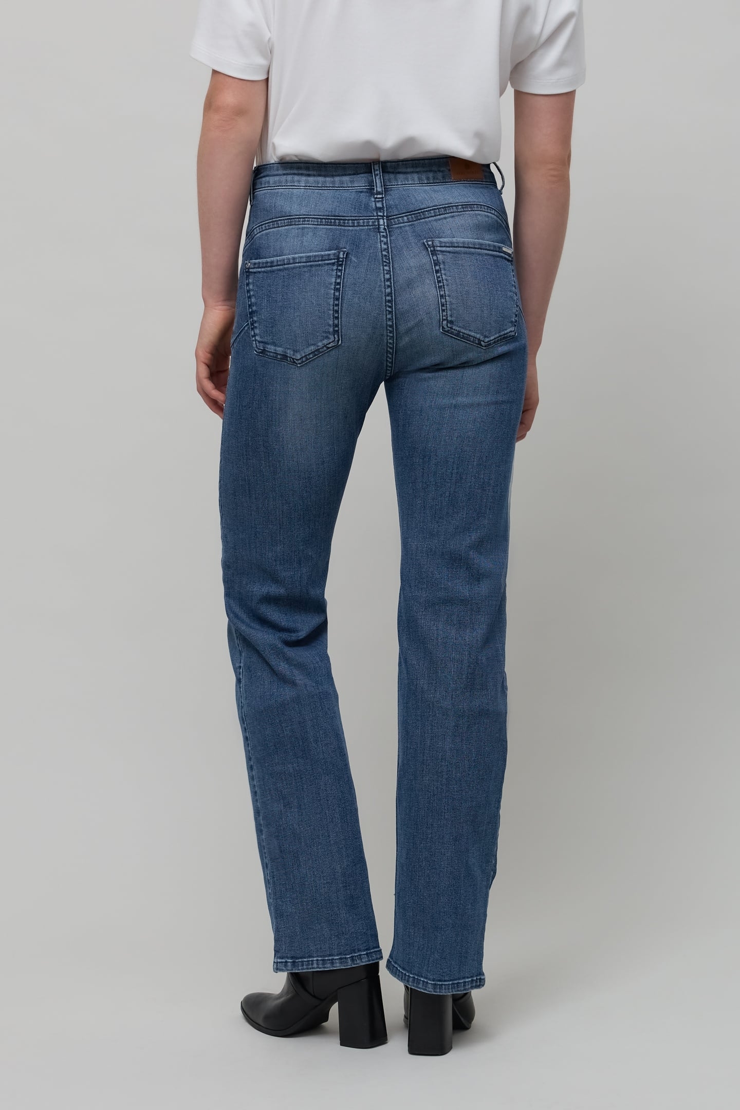 BLUE GREEN BOOTCUT JEANS 4