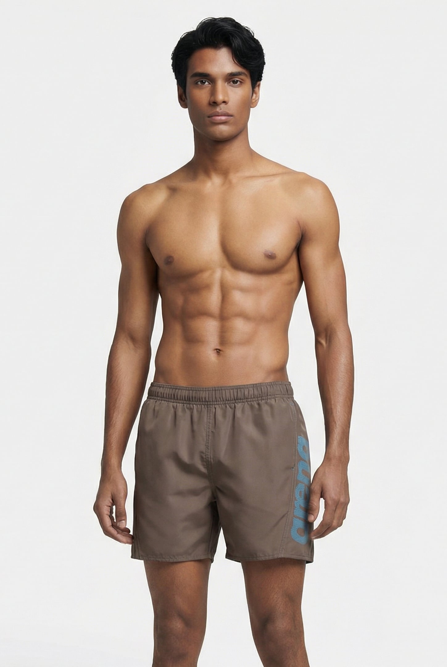 FUNDAMENTALS ARENA LOGO BOXER R DARK OLIVE-TURQUOISE 1