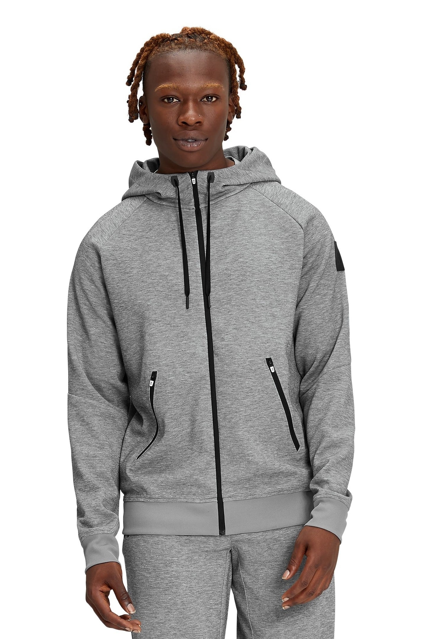 ZIPPED HOODIE 2 M GREY 1