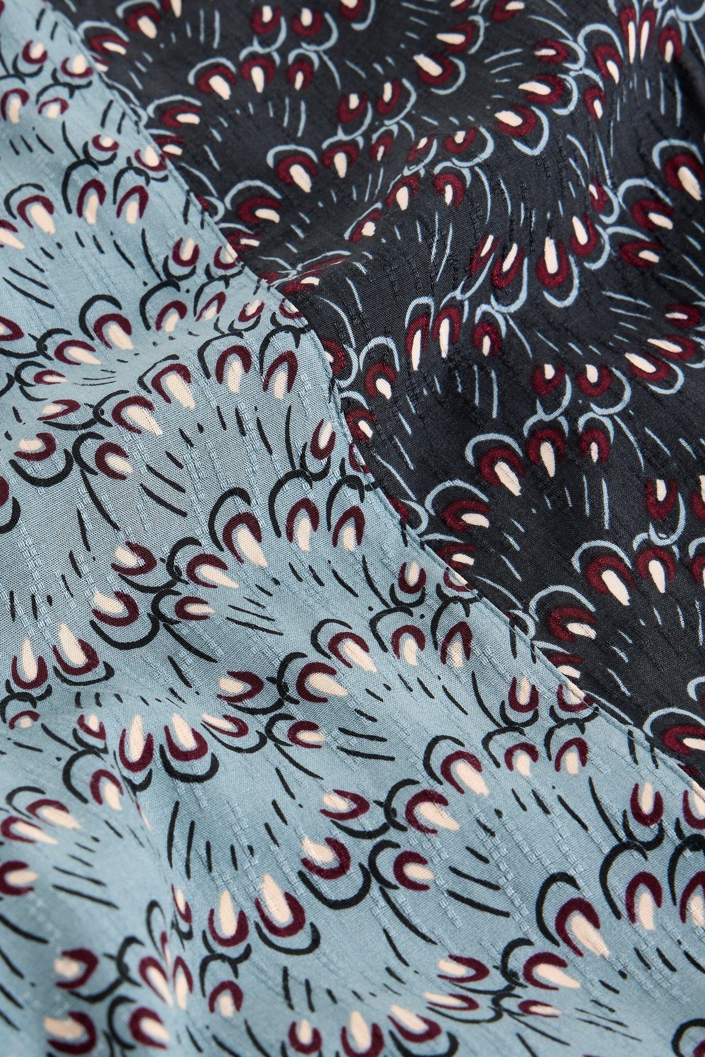 SARA MAXI SKIRT BLUE MULTI 4