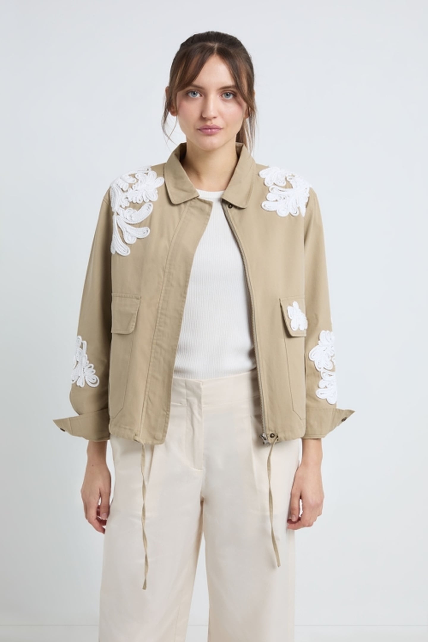 JEANNETTE JACKET LIGHT OLIVE 3