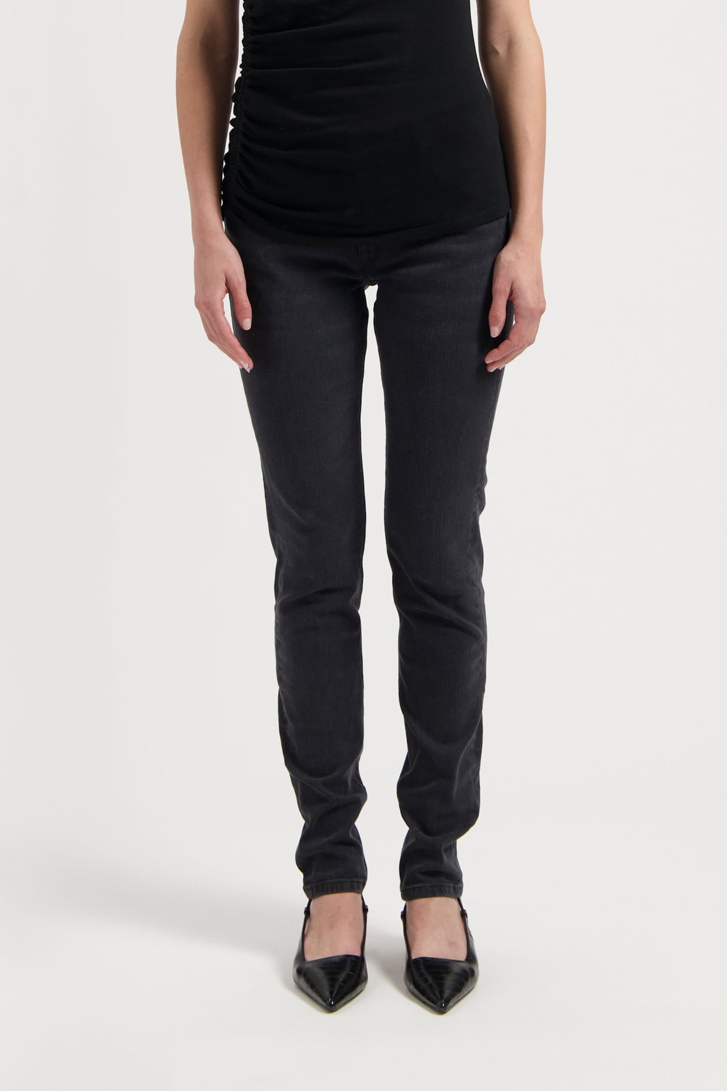 SKYLER MID SKINNY AUTHENTIC BLACK 3