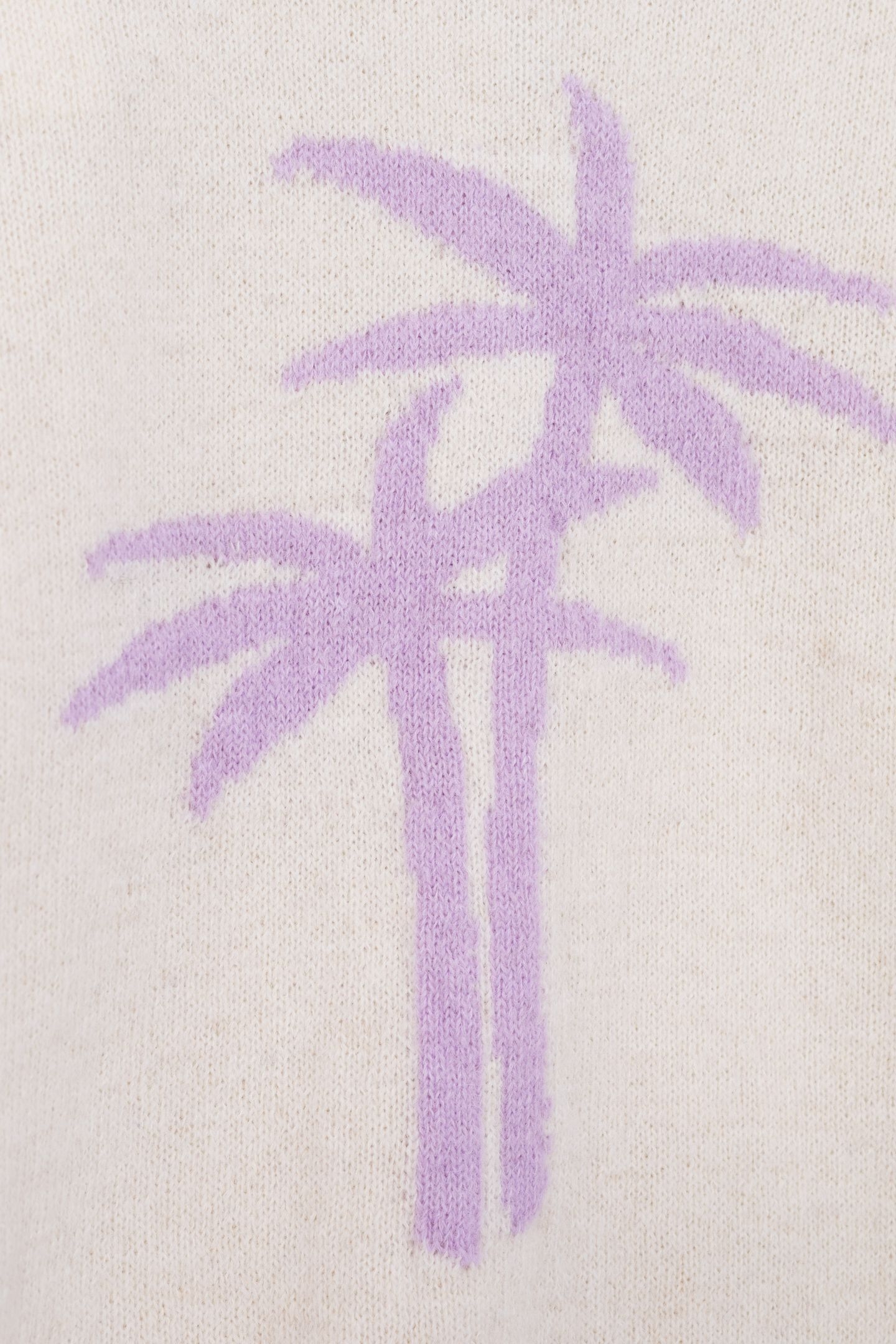 ECRU KNIT CARDIGAN WITH PALM TREES ON BACK OFF-WHITE 8